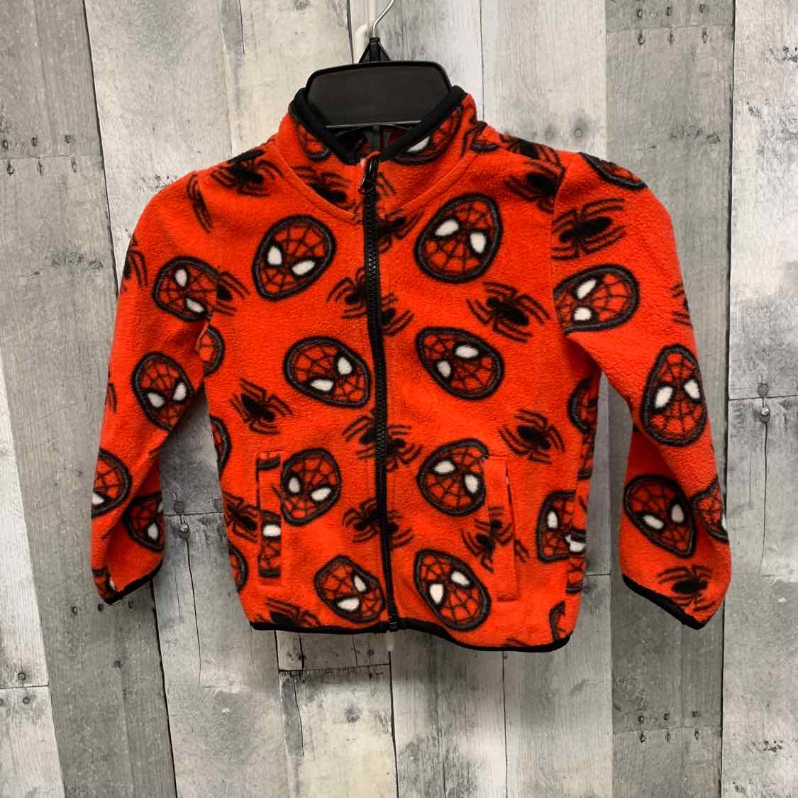 Size 4T Red Graphic Marvel Light Jacket