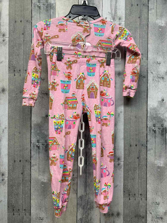 Size 4 Pink Print Children's Place 2pc PJs