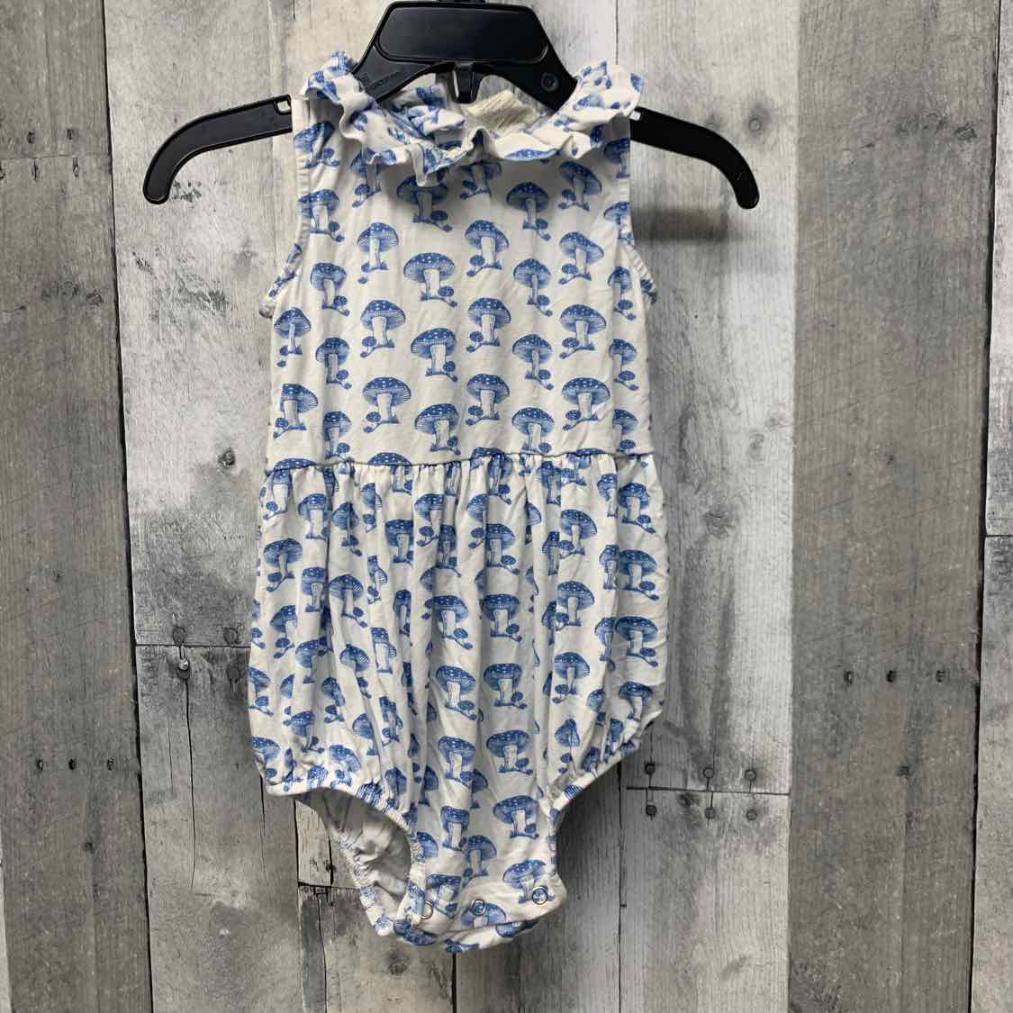 Size 12-18 Months White/Blue Kate Quinn Romper - OodlesCB