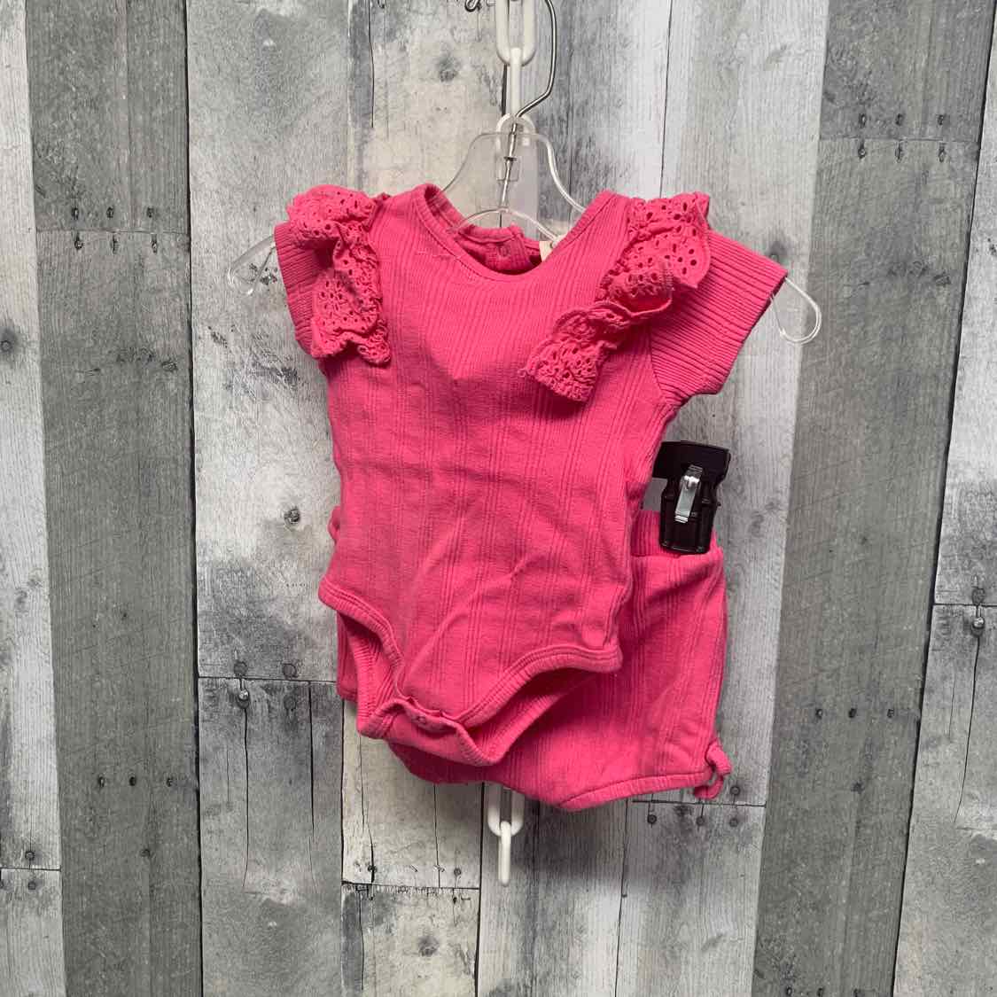 Size 3-6 Months Pink Jessica Simpson Shirt/Shorts
