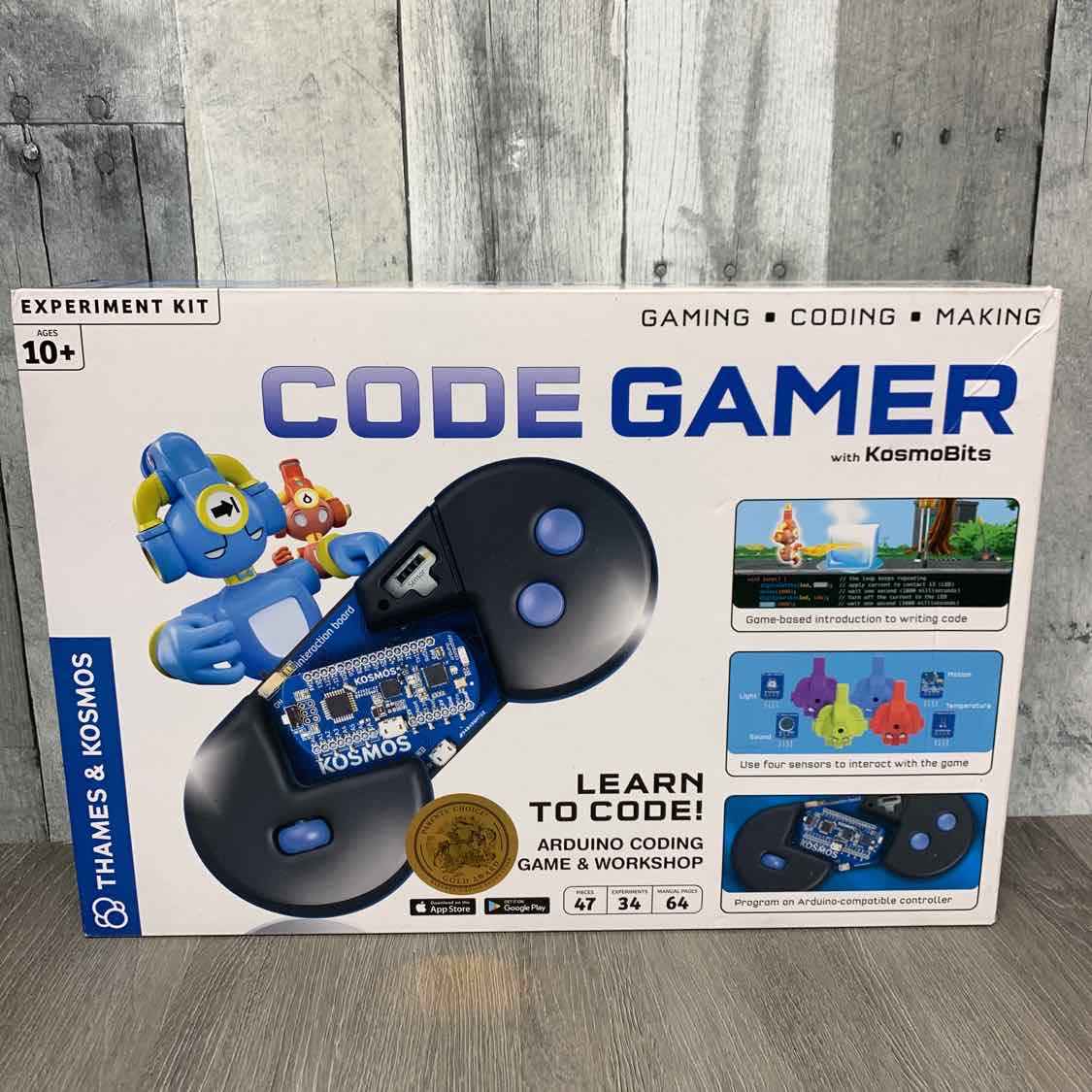 Generic White/Blue Electronic Game
