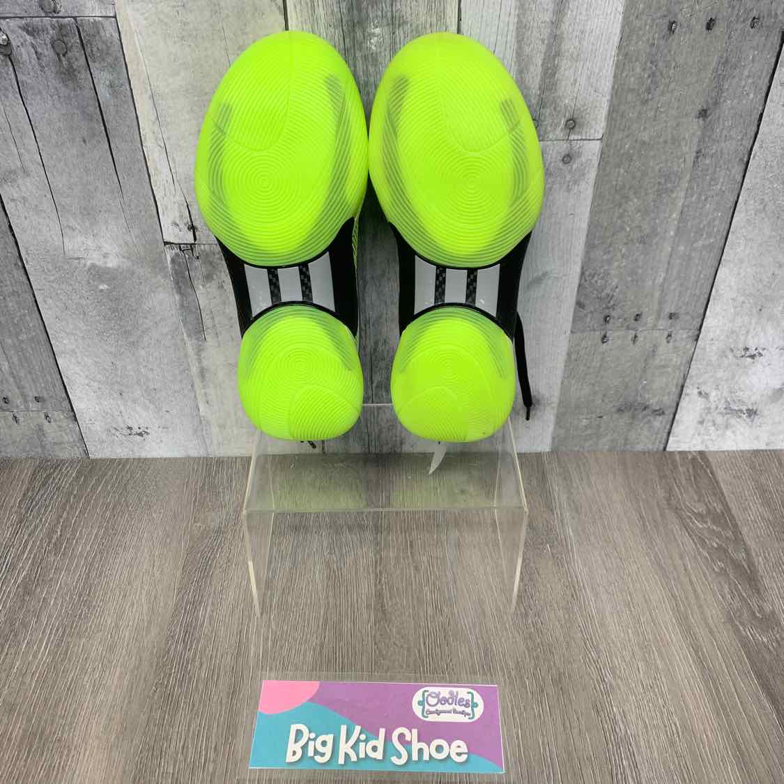 Size 4 Green/Black Sport Brand Sneakers