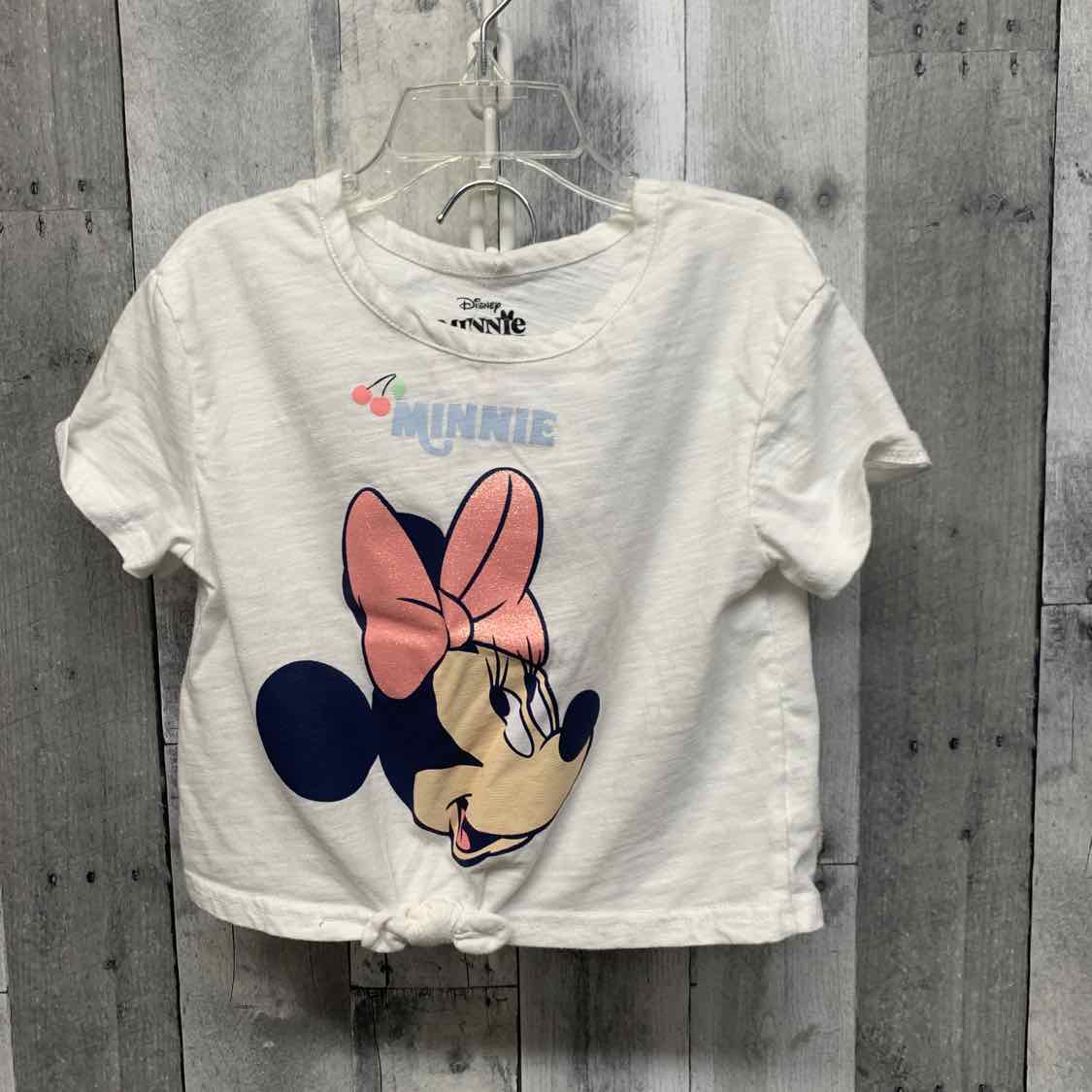 Size 4T White/Pink Disney Shirt/Shorts