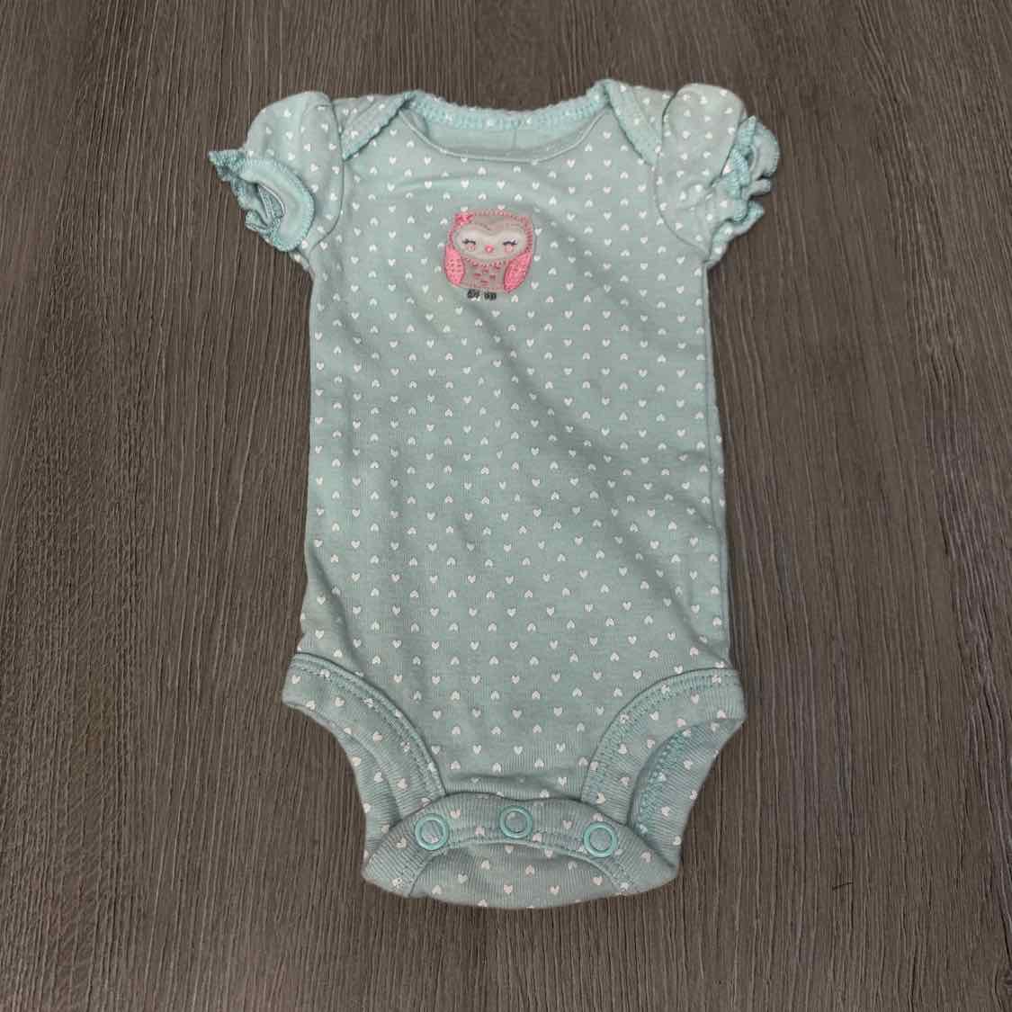 Size Preemie Blue/White Child of Mine Bodysuit