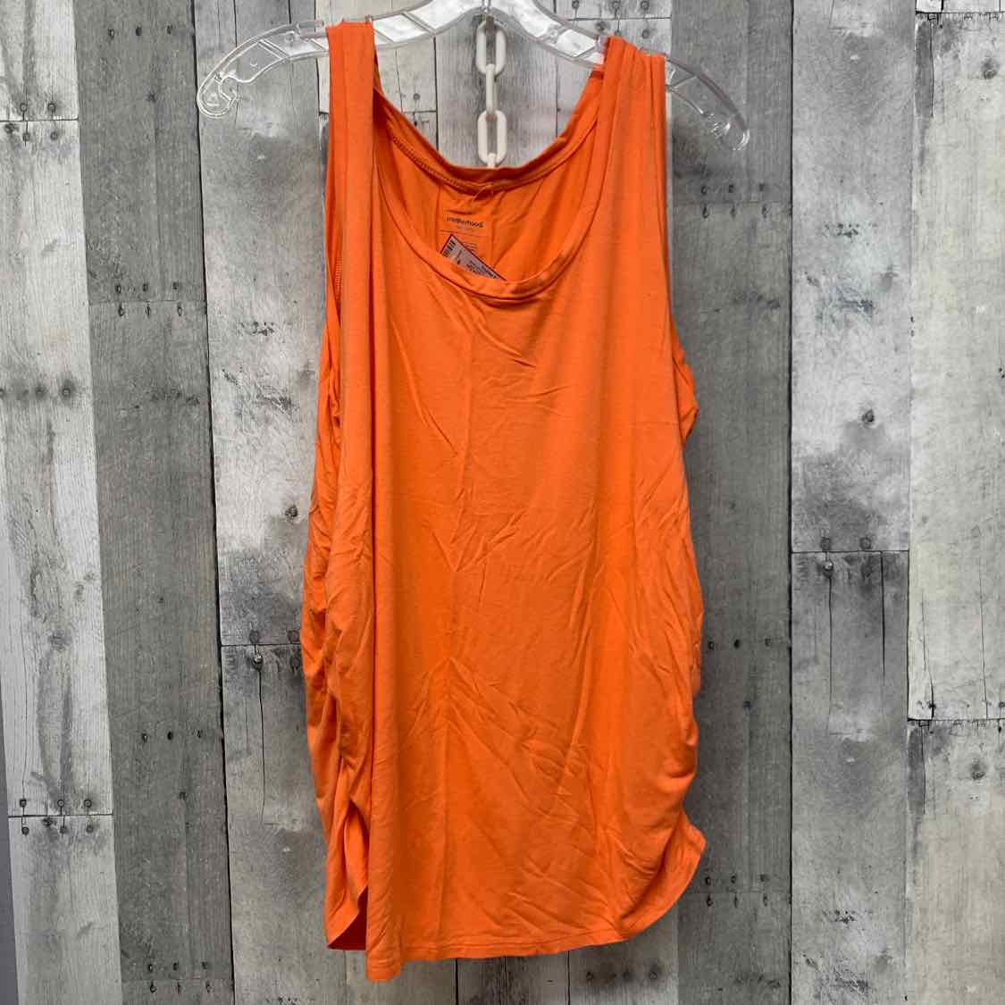 Size XL Orange Motherhood Tank Top