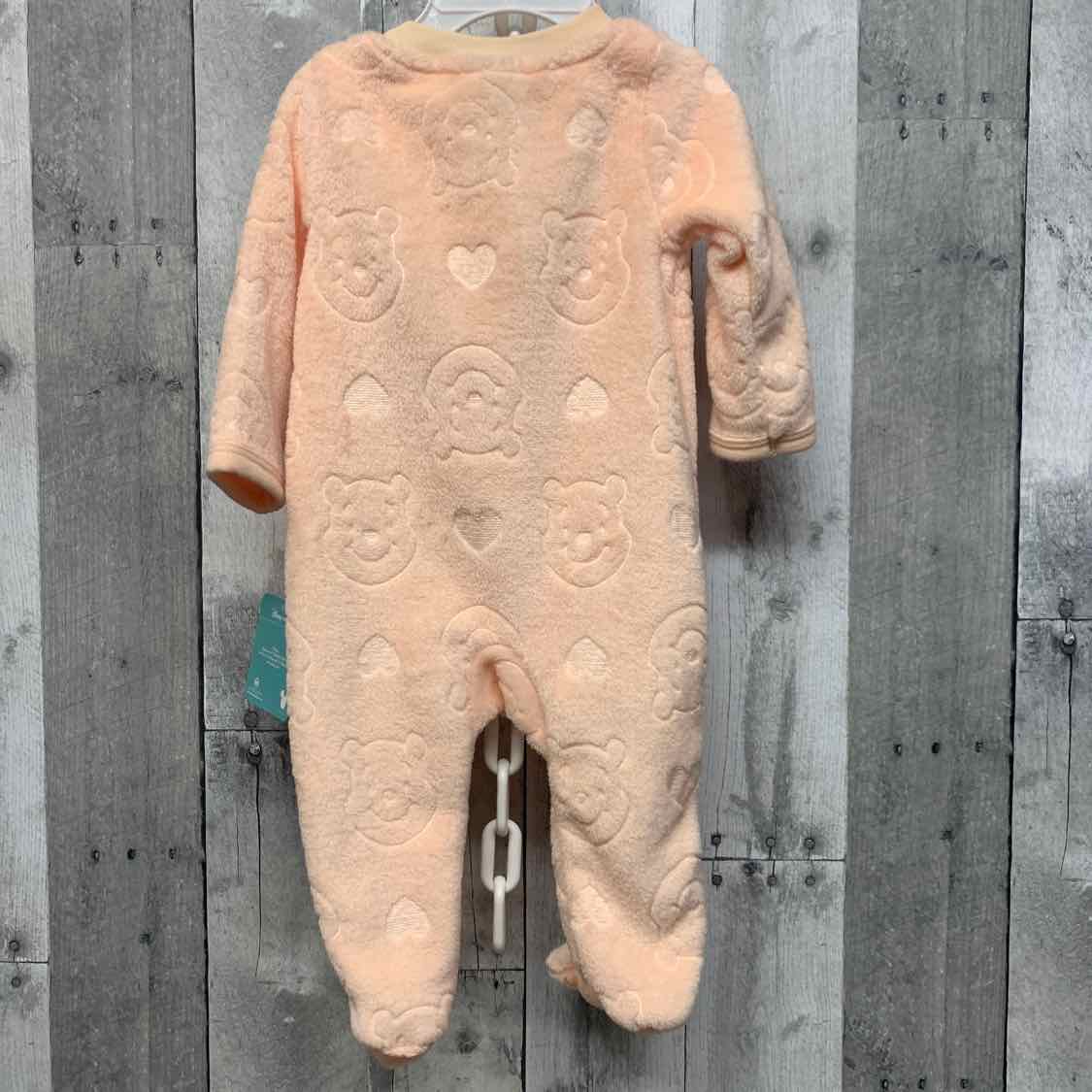 Size 3-6 Months Peach Disney Footy PJs