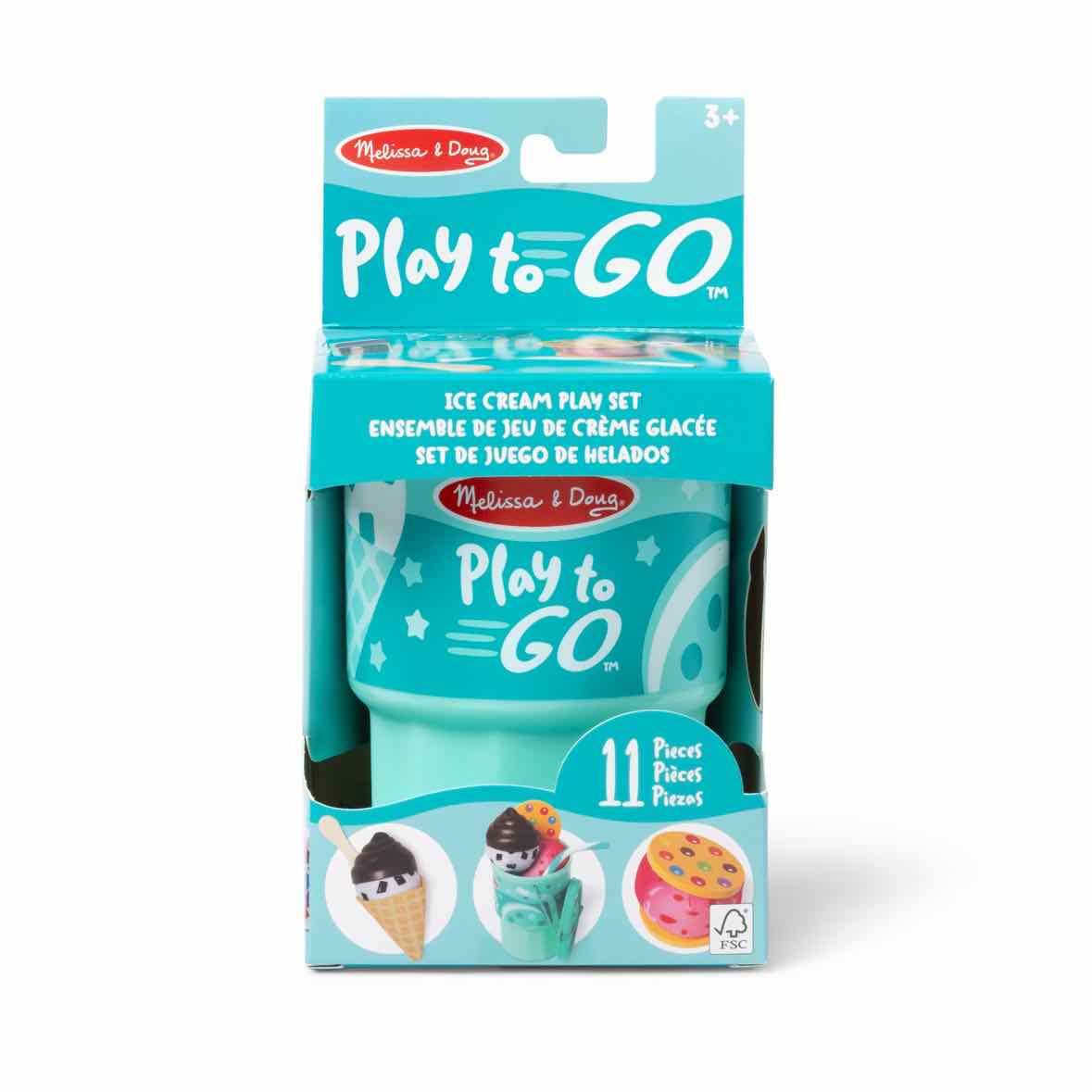 Melissa & Doug Play to Go - Ice Cream Play Set