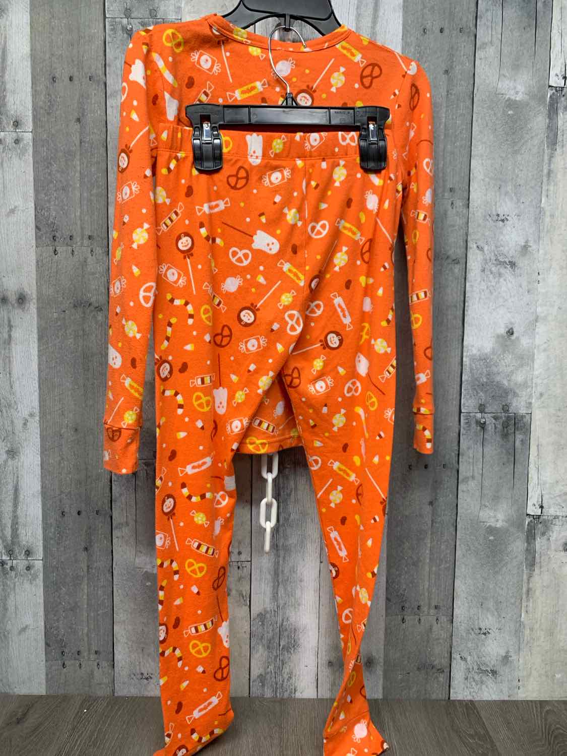 Size 12 Orange Print Cat & Jack 2pc PJs