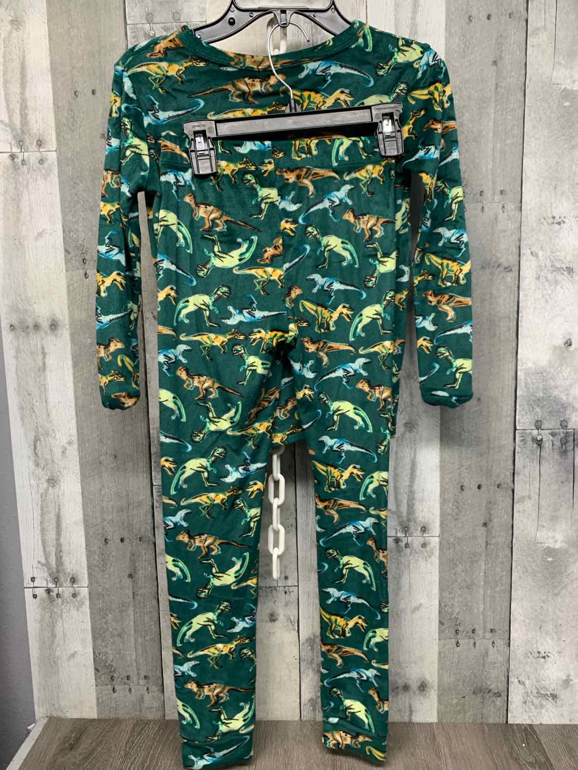 Size 8 Green Print Cat & Jack 2pc PJs