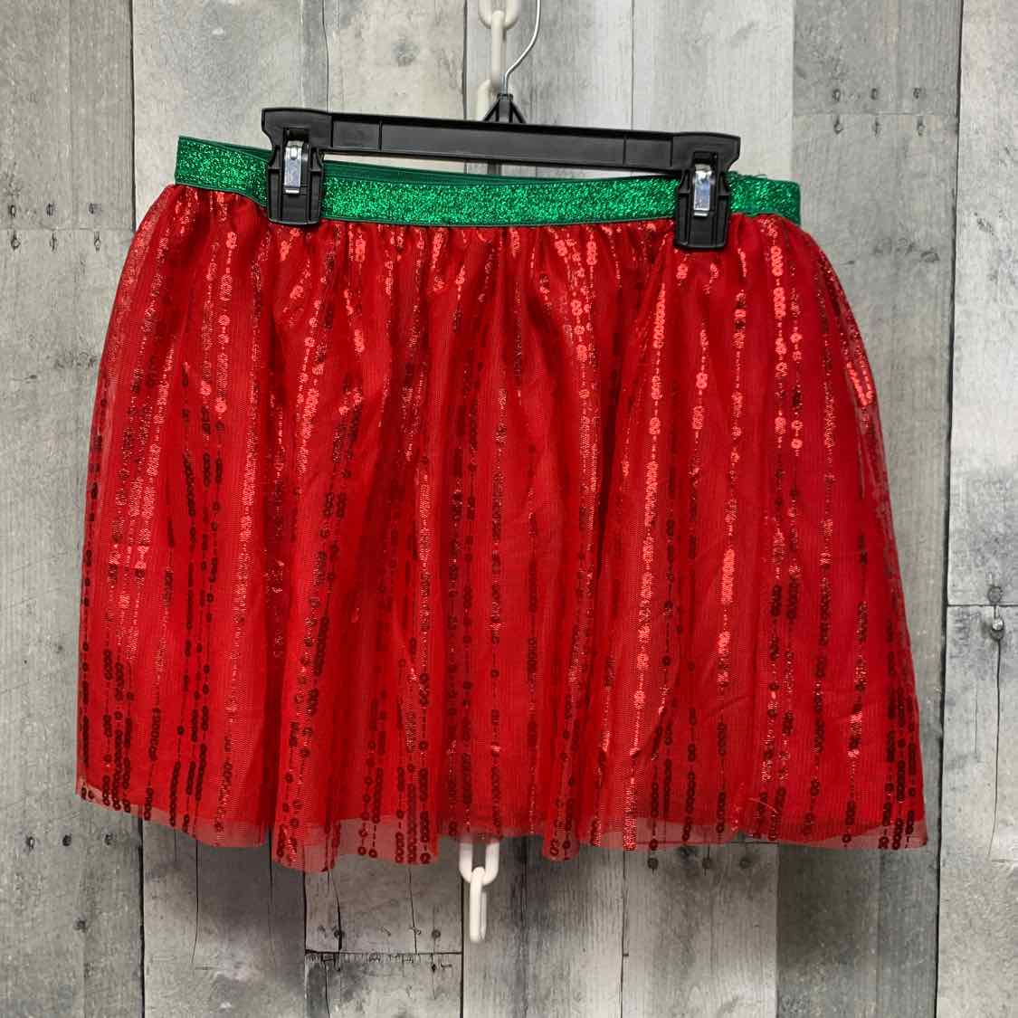 Size 10/12 Red/Green Holiday Brands Skirt