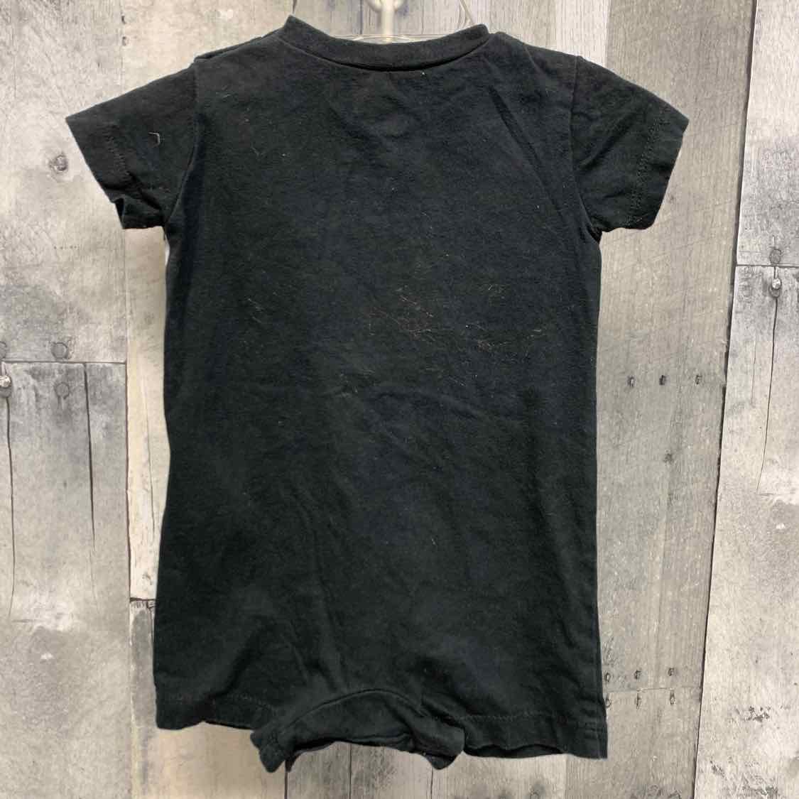 Size 6 Months Black Sport Brand Romper