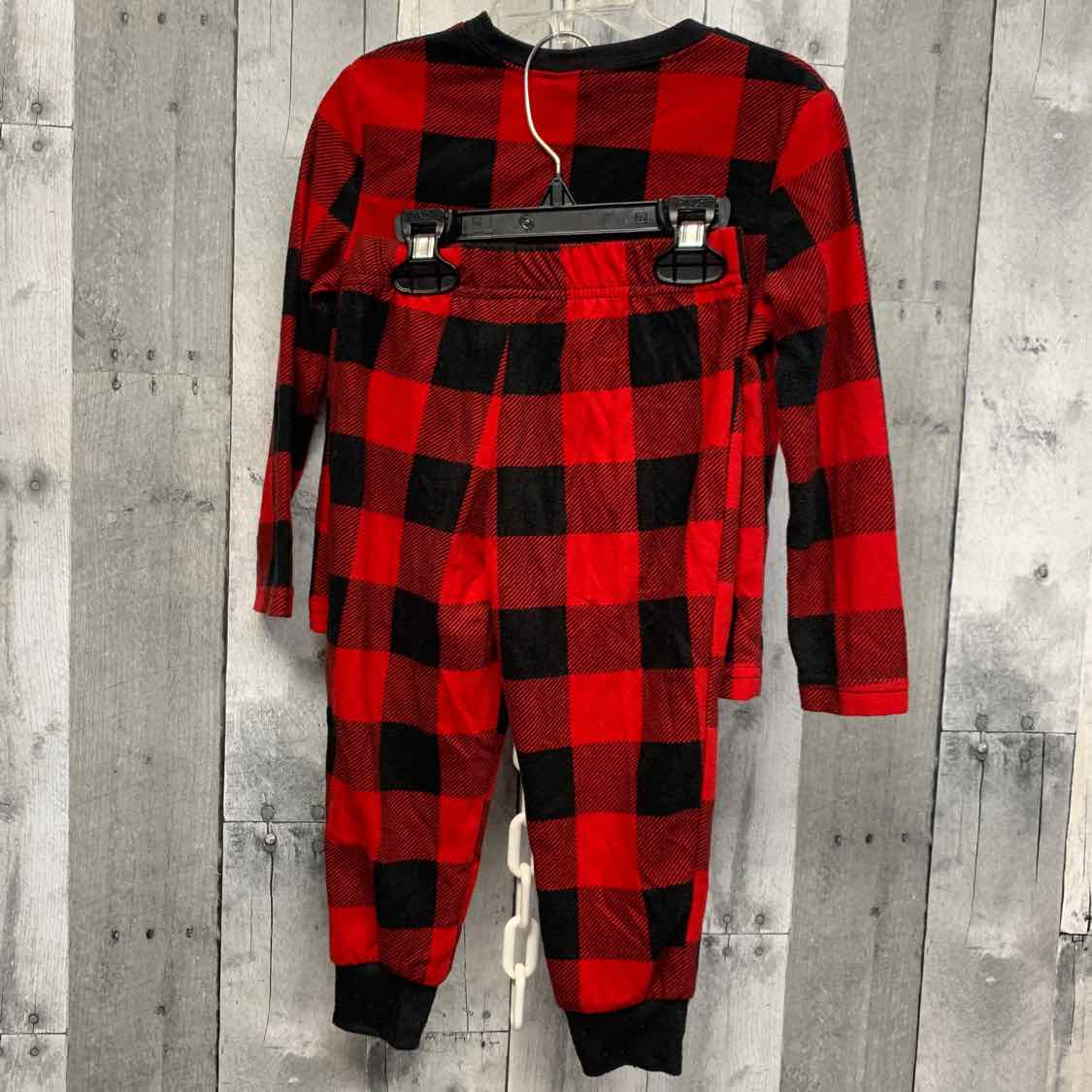 Size 3T Red/Black Holiday Brands 2pc PJs