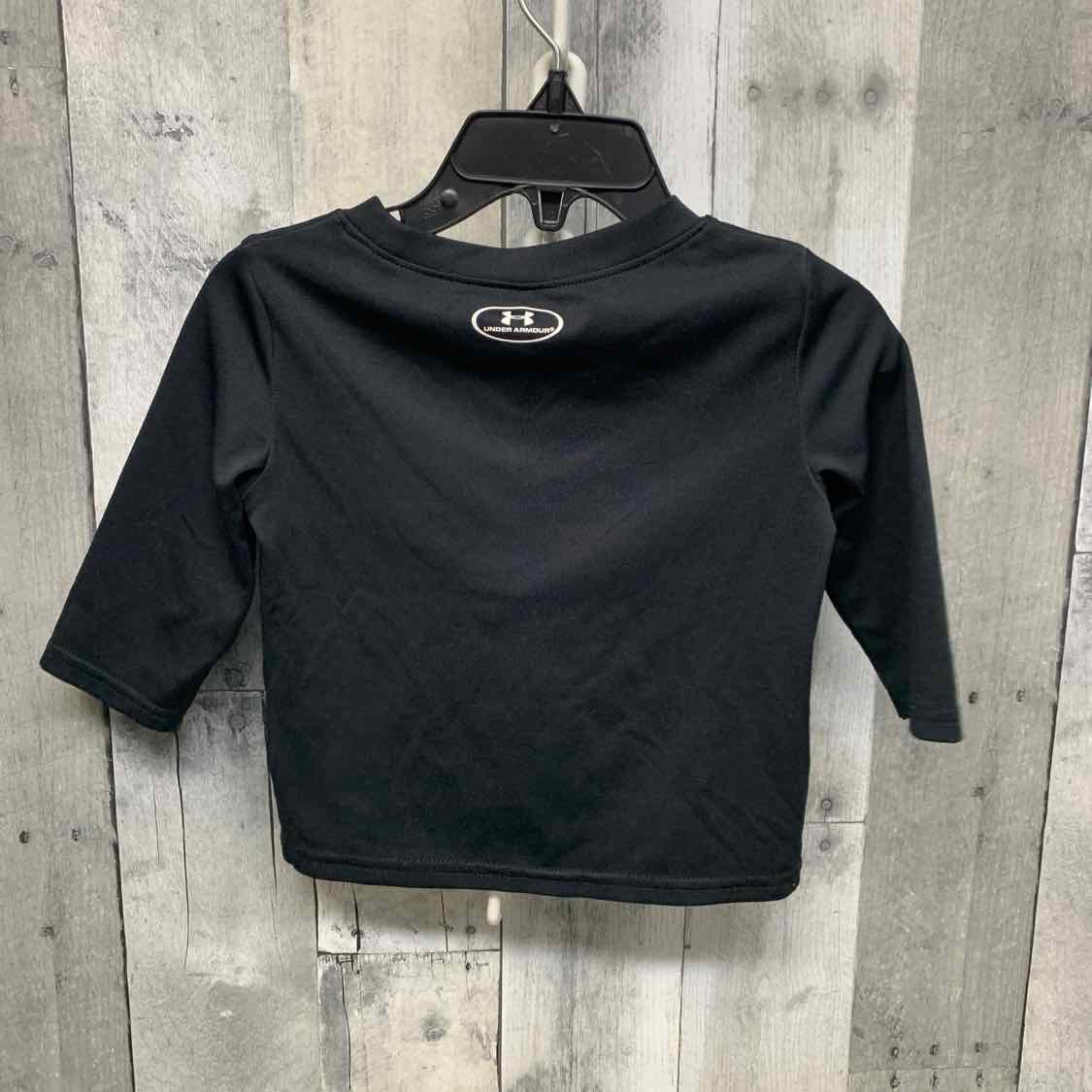 Size 12 Months Black Graphic Sport Brand Long Sleeve Shirt