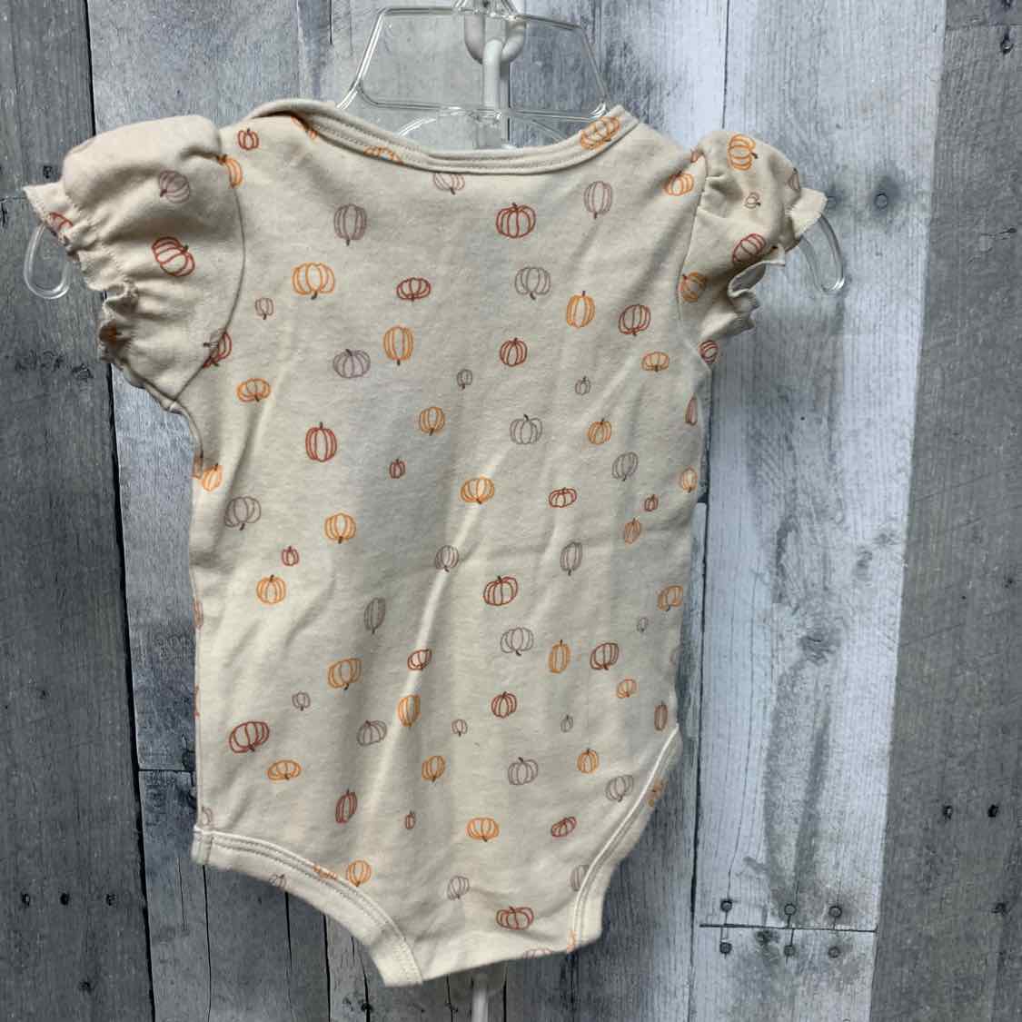 Size 3-6 Months Tan Print Nicole Miller Bodysuit