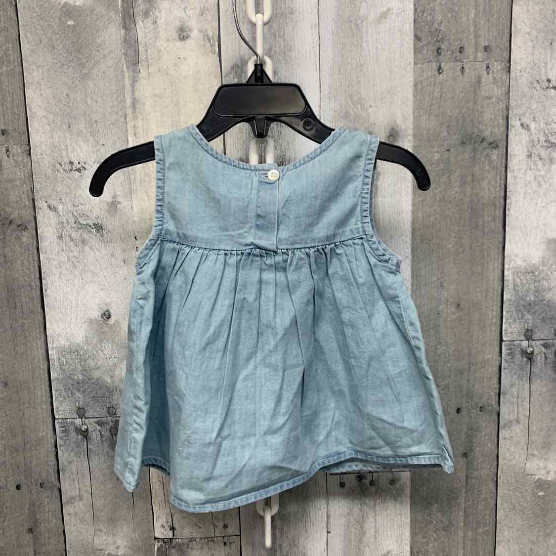 Size 18-24 Months Denim Graphic Gap Tank Top