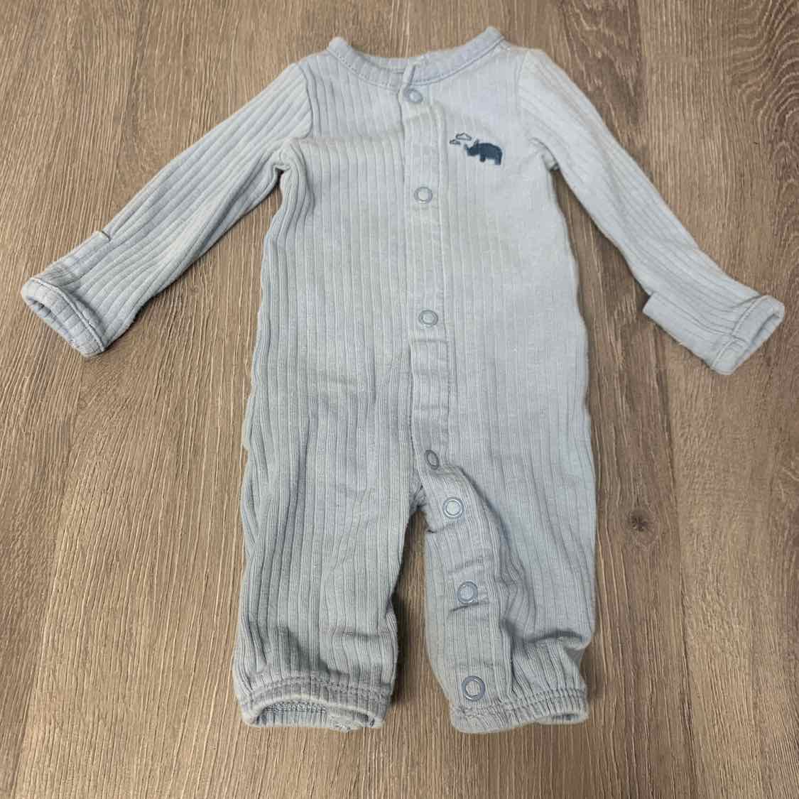 Size Preemie Blue Just One You Footy PJs - OodlesCB