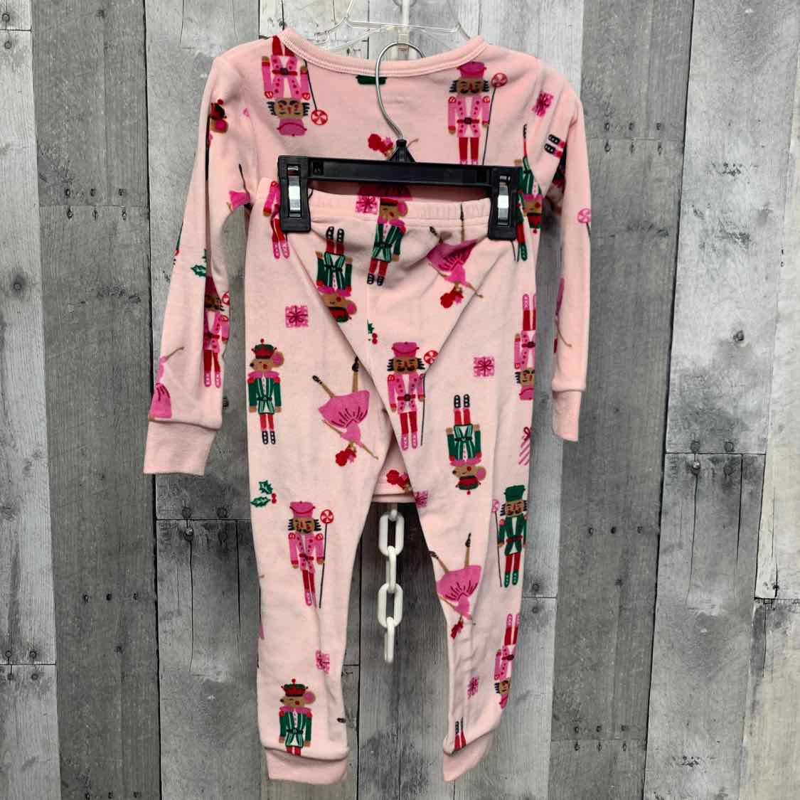 Size 3T Pink Print Child of Mine 2pc PJs