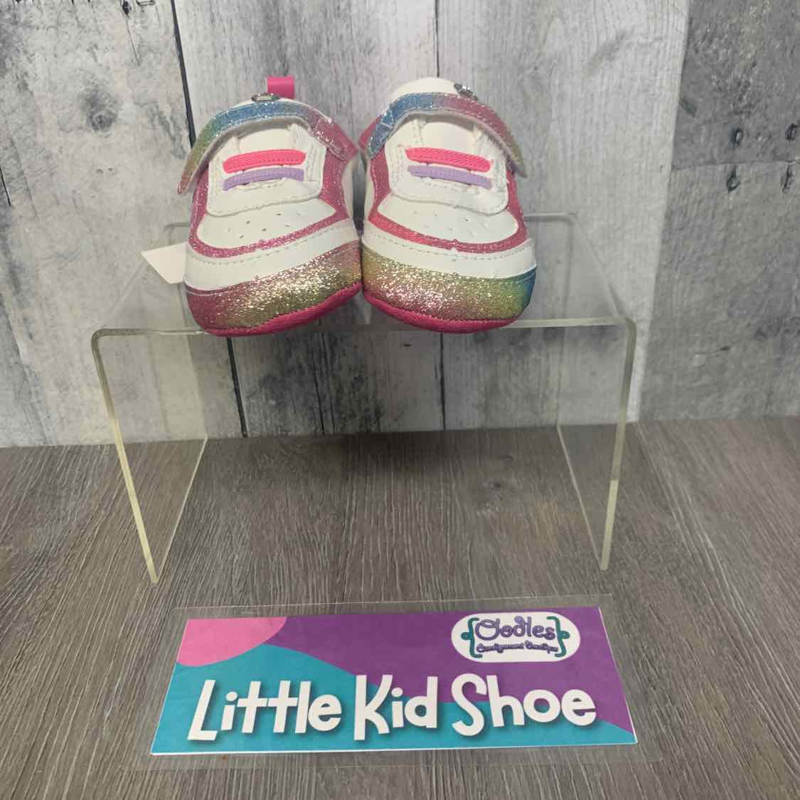 Size 4 White/Pink Juicy Coture Soft Sole Shoes