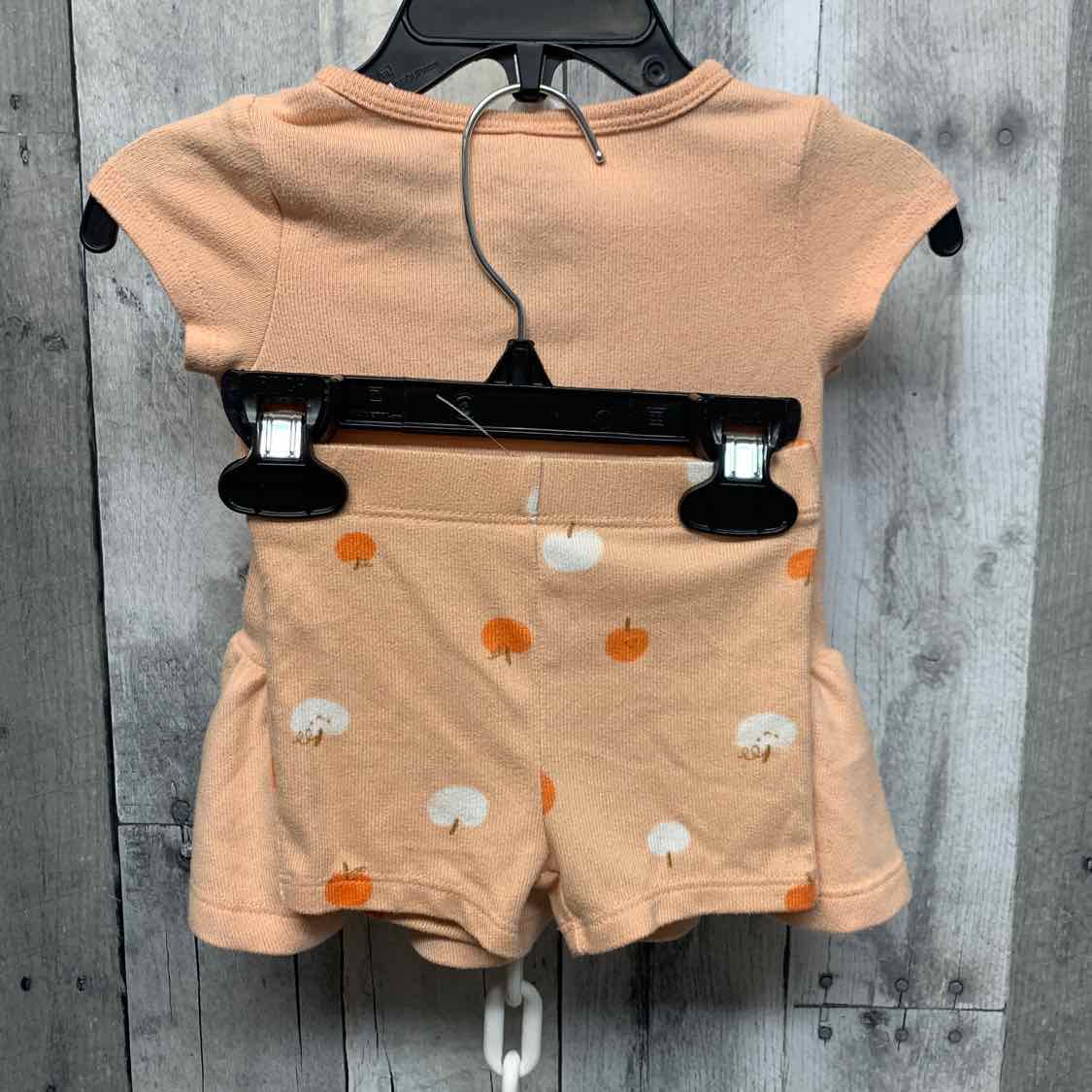 Size 6-9 Months Coral Cat & Jack Shirt/Shorts