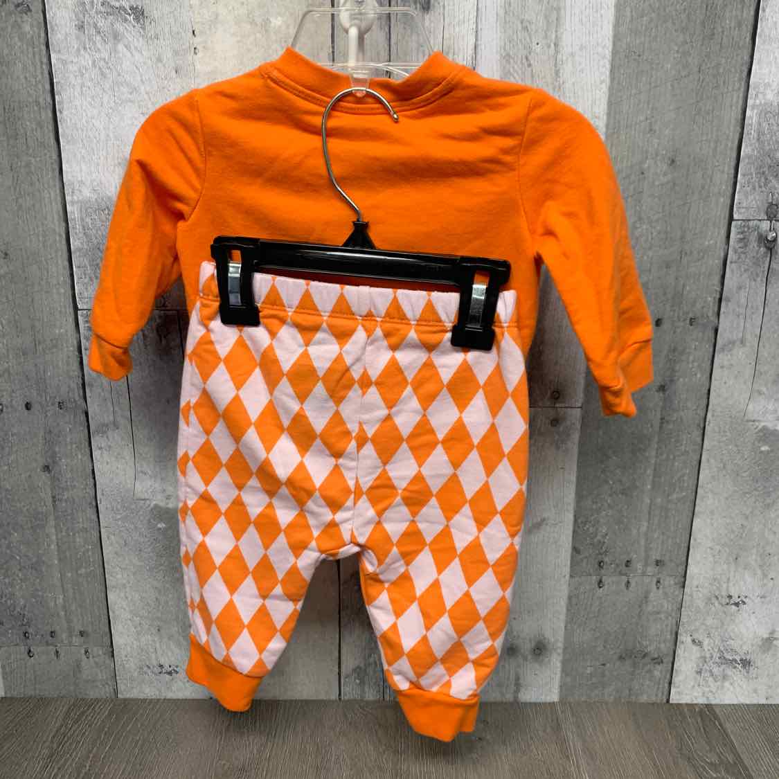 Size 3-6 Months Orange/Pink Cat & Jack Sweats - 2pc