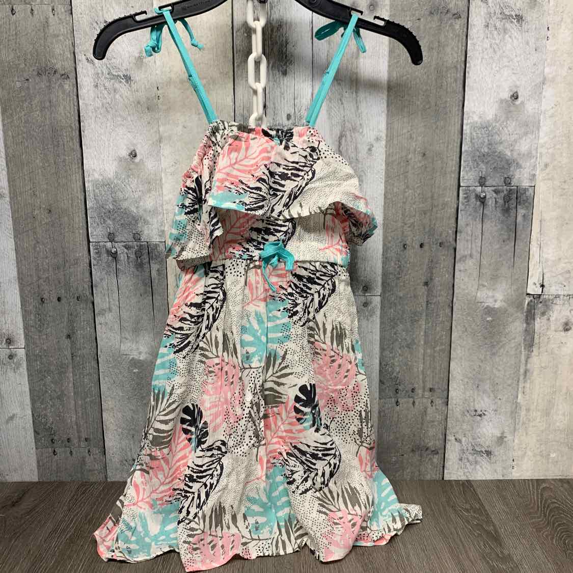 Size 4 Pink/Teal Jessica Simpson Dress