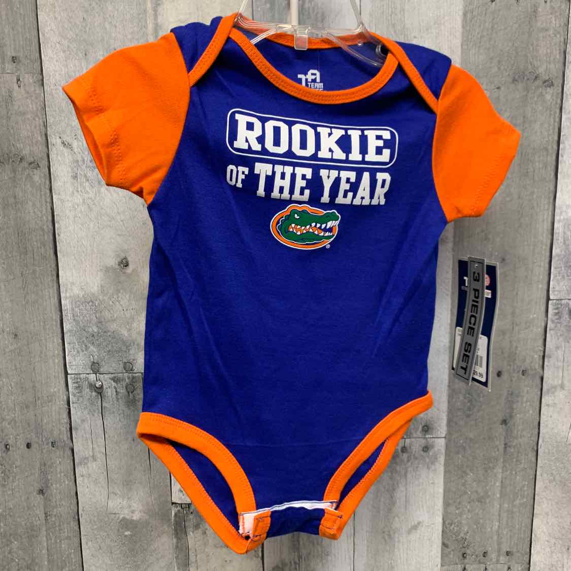 Size 18 Months Orange/Blue Team Apparel Bodysuit - OodlesCB
