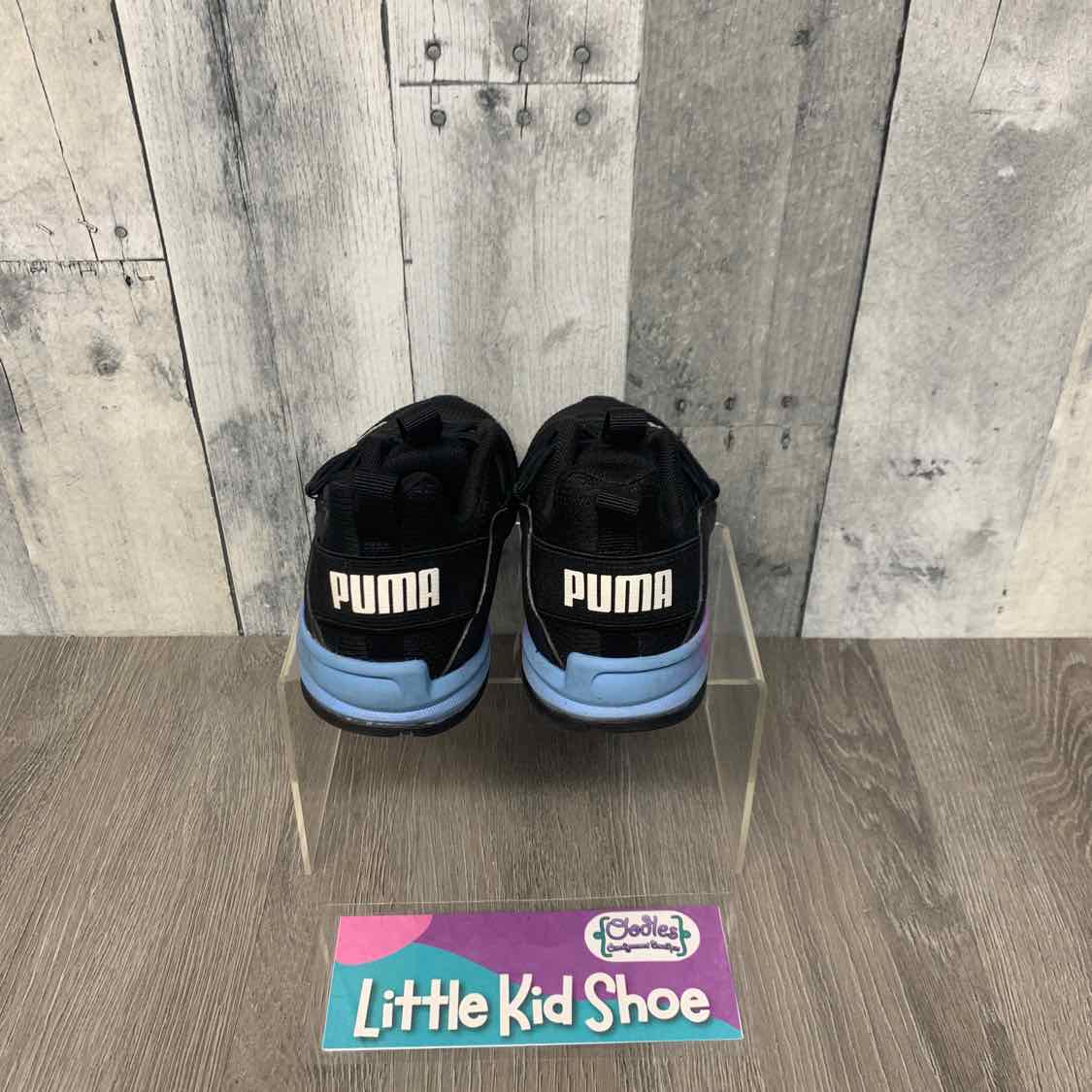 Size 11 Black/Purple Puma Sneakers