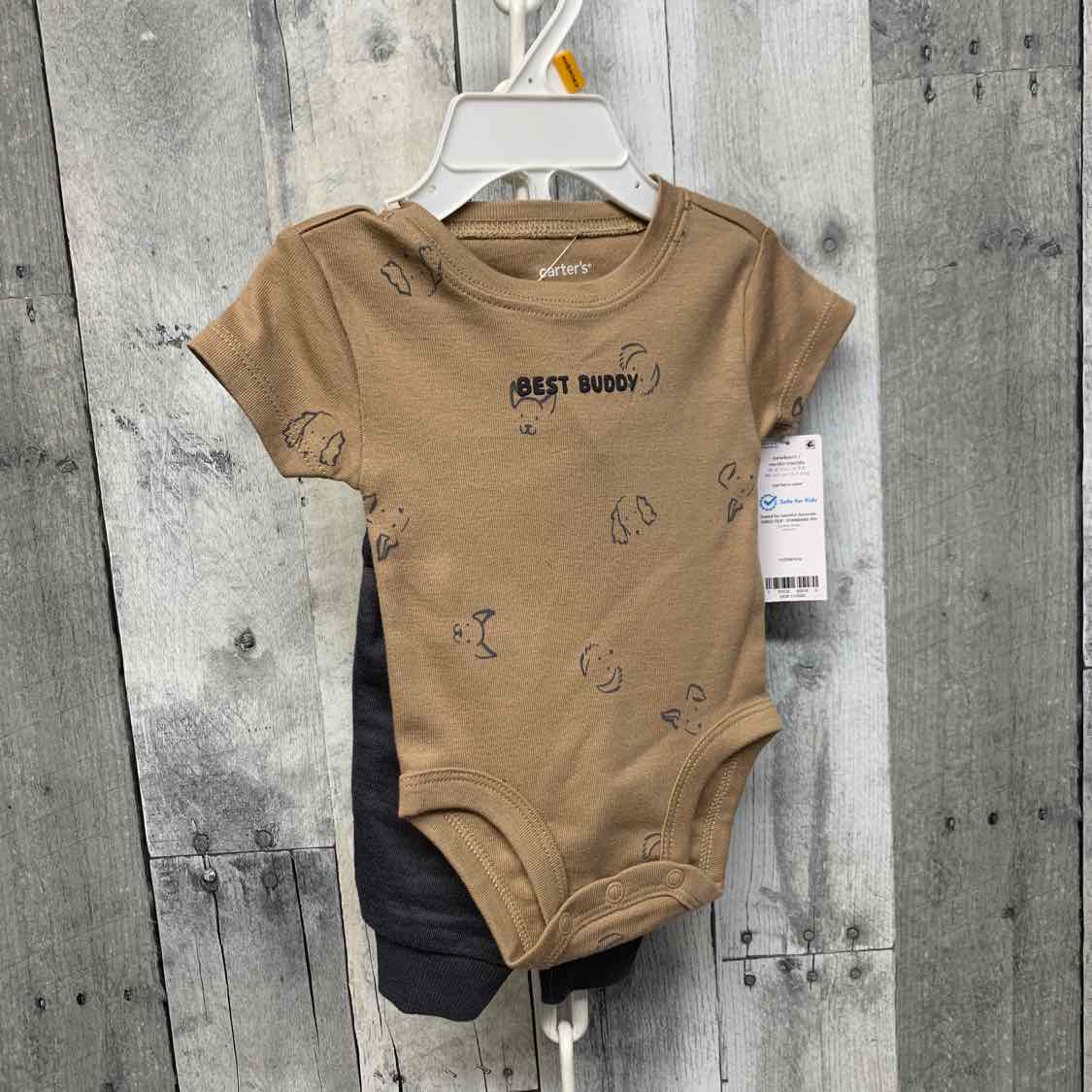 Size Newborn Brown/Gray Carter's Shirt/Pants