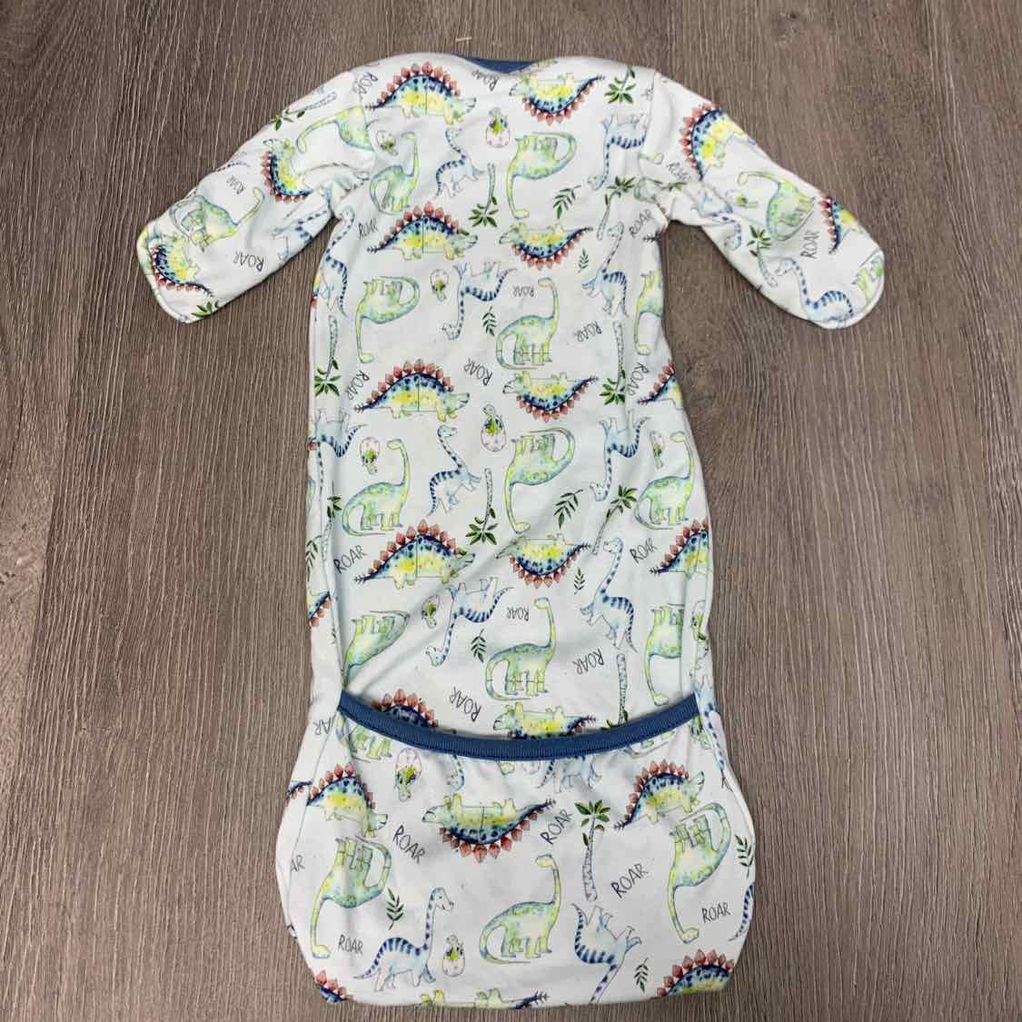 Size Preemie Blue Graphic Bamboo Layette