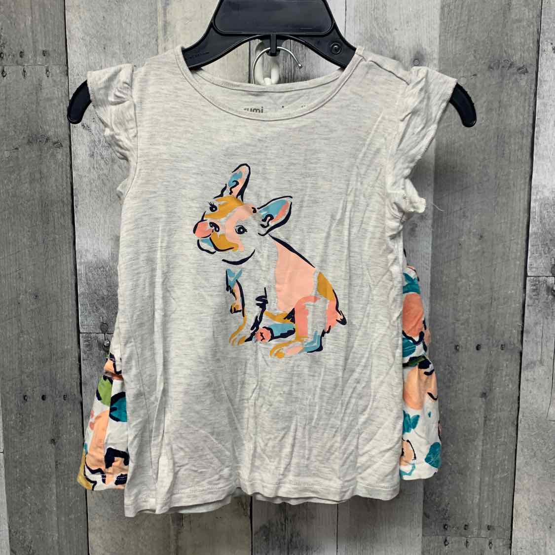 Size 4/5 Gray/Pink Boutique Brand Shirt/Skirt - OodlesCB