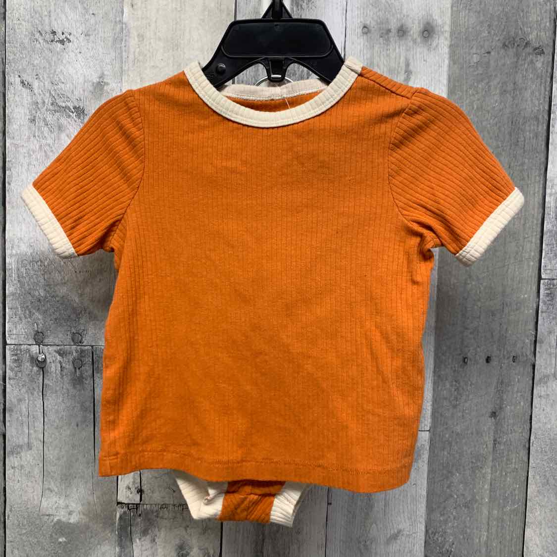 Size 18 Months Orange Cat & Jack Shirt/Shorts