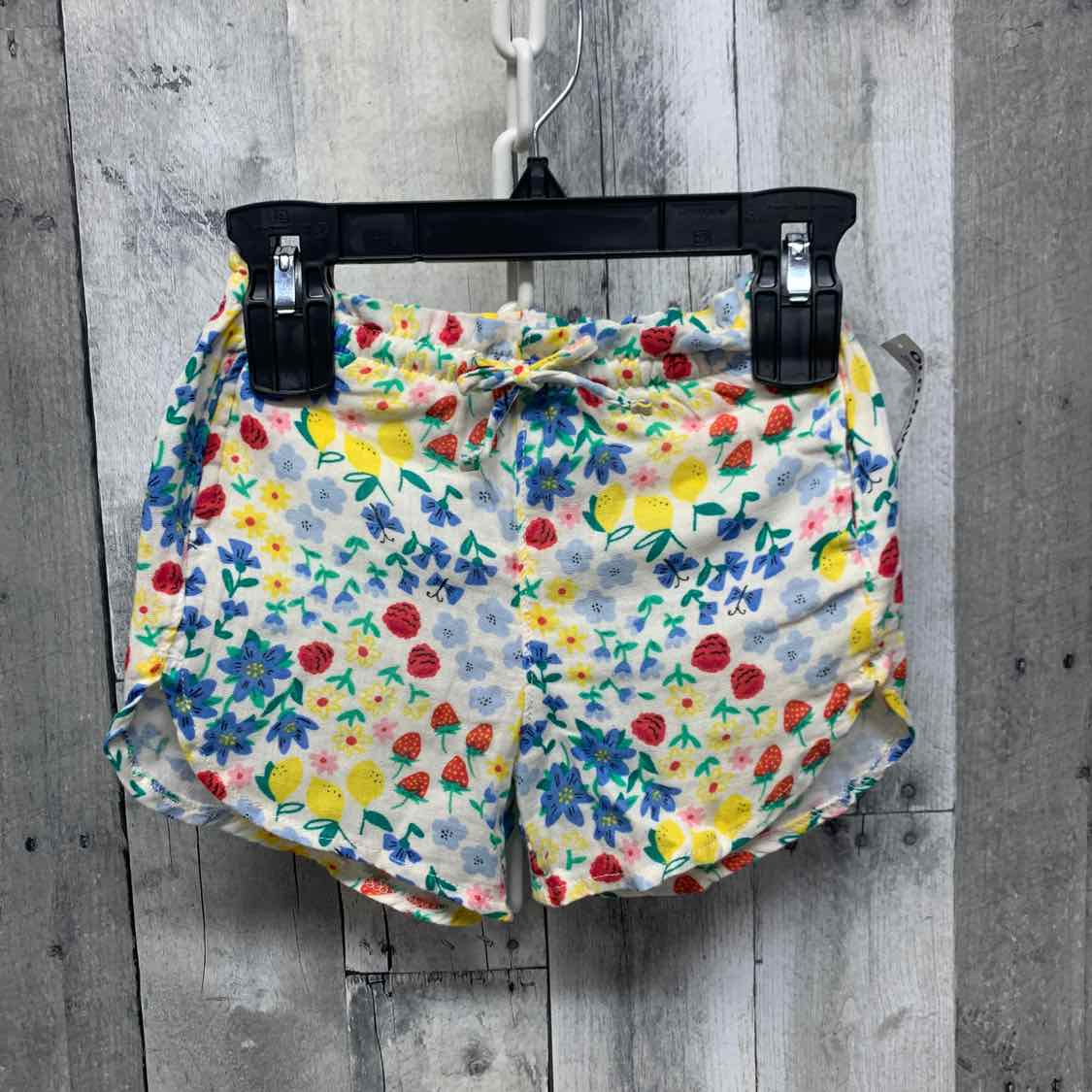 Size 4T White Floral Print Old Navy Shorts - OodlesCB