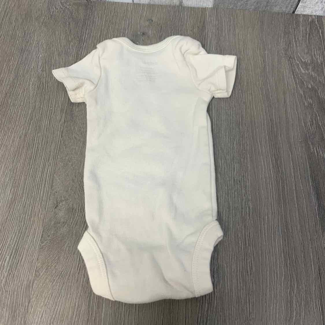 Size Preemie White Graphic Carter's Bodysuit