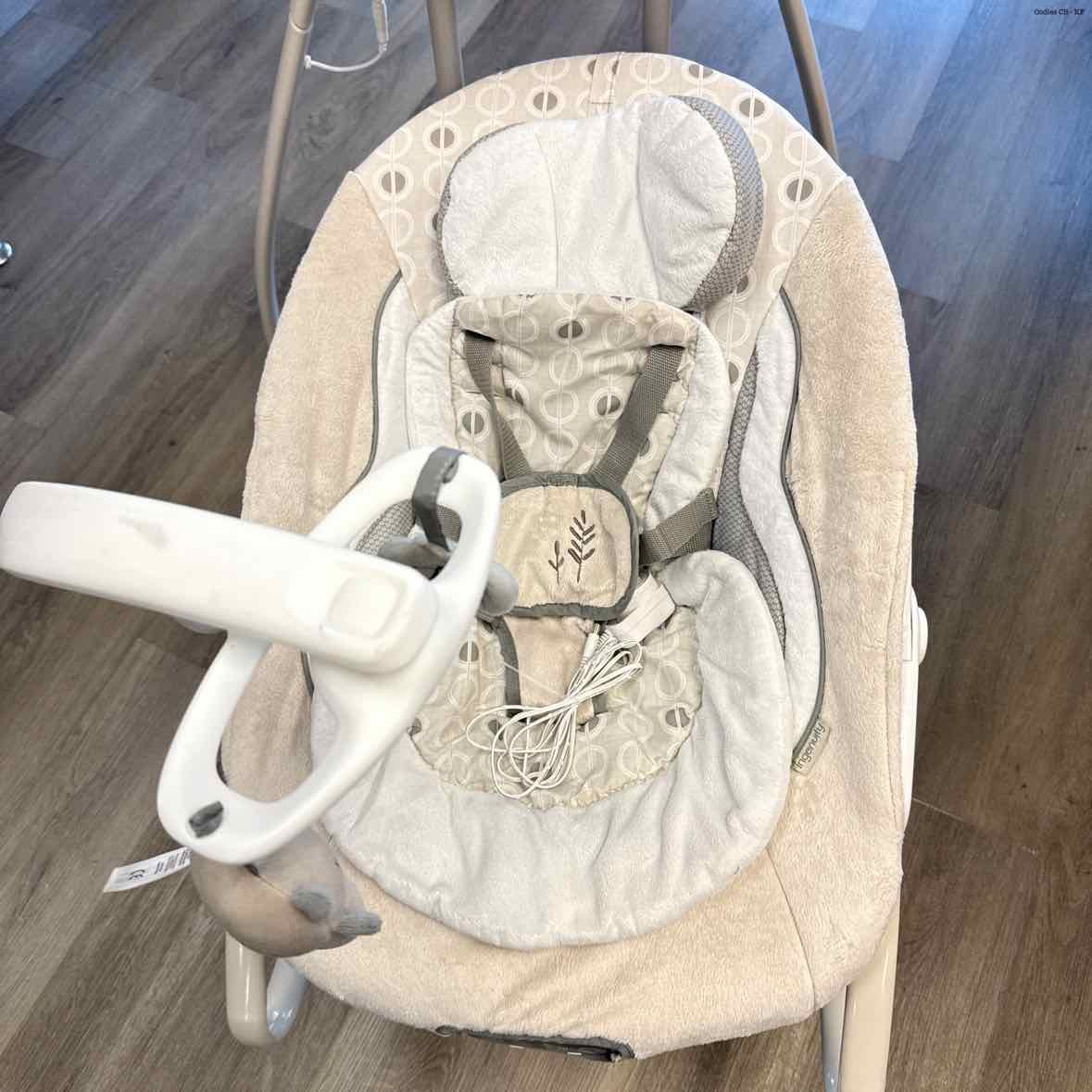 Ingenuity Tan Swing w/ Pwr Plug