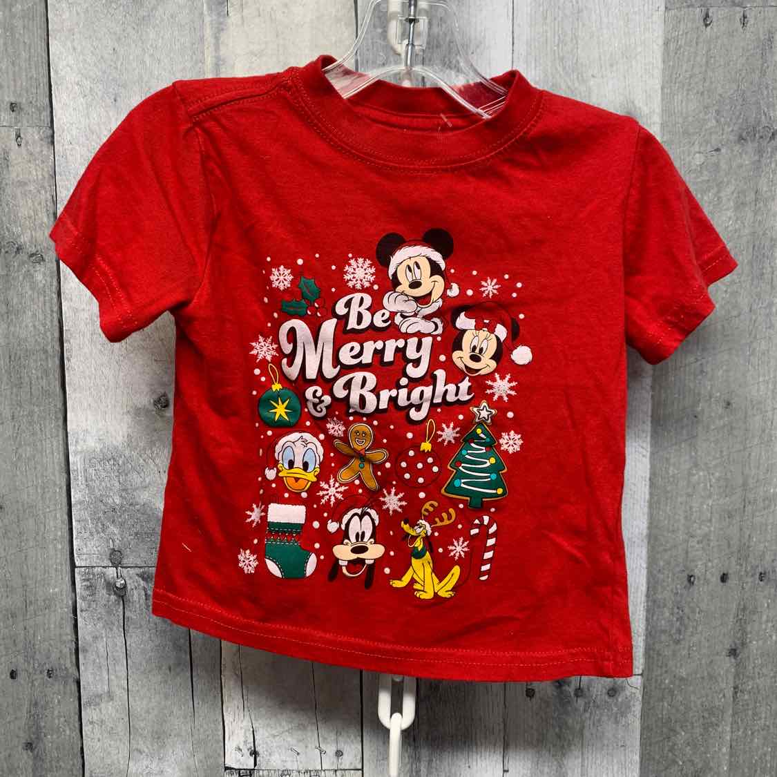 Size 2T Red Graphic Disney T Shirt