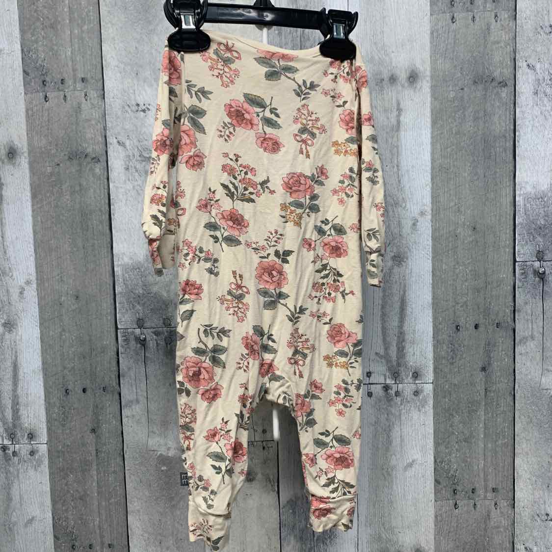 Size 6-9 Months Tan/Pink Modern Moments by Gerber Footy PJs