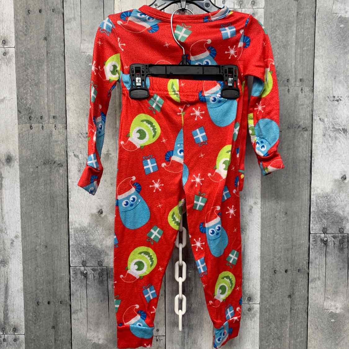 Size 3T Red Graphic Disney 2pc PJs