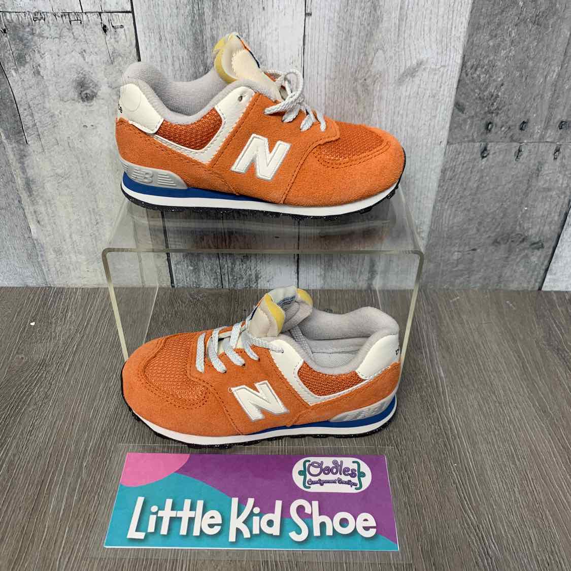 Size 9 Orange/Blue New Balance Sneakers