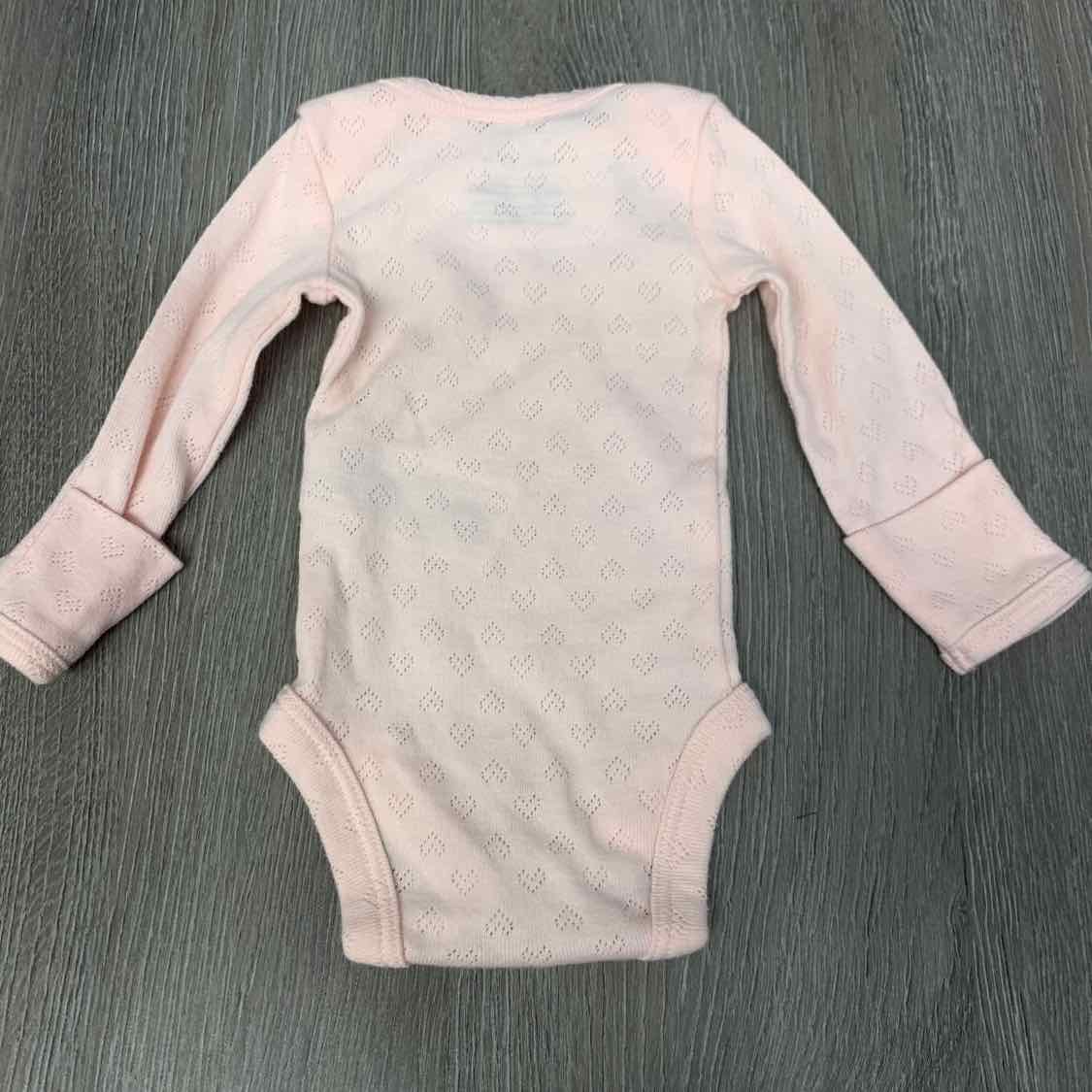 Size Preemie Pink Carter's Bodysuit