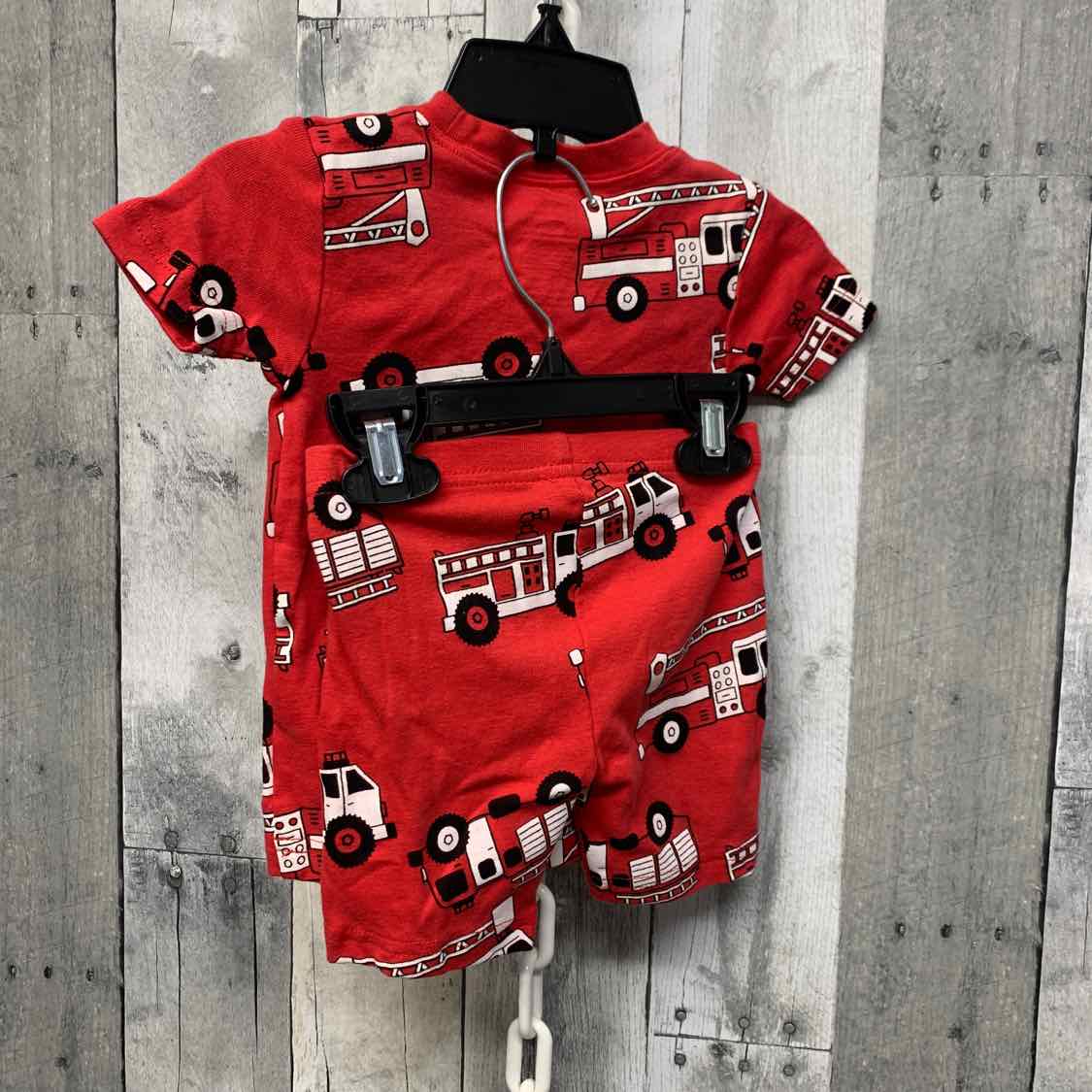 Size 18 Months Red Print Carter's 2pc PJs