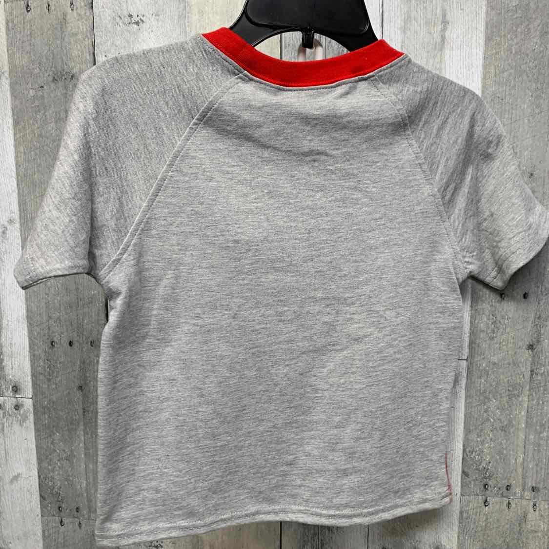 Size 5 Gray/Red Boyz Wear T Shirt