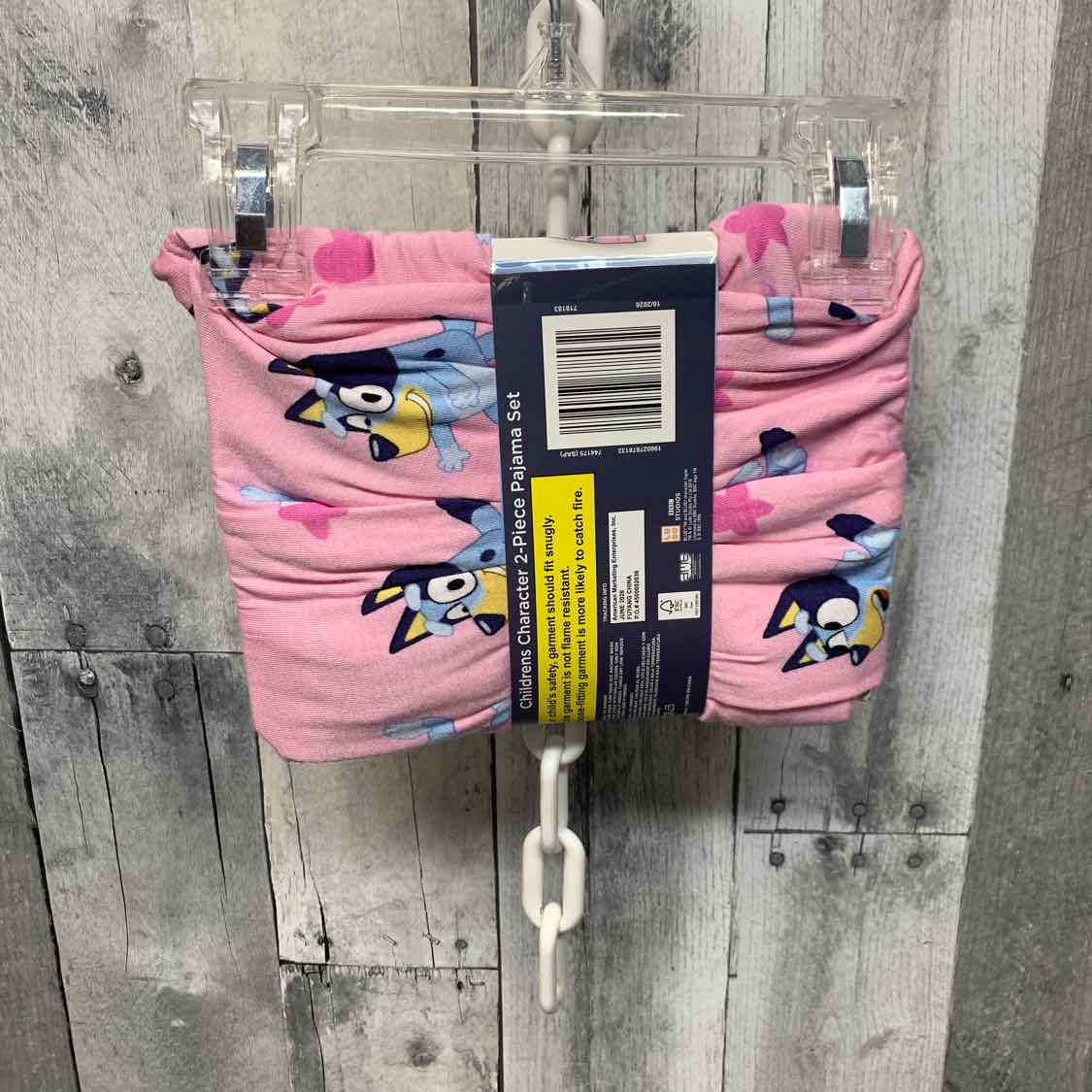 Size 4/5 Pink Print Disney 2pc PJs