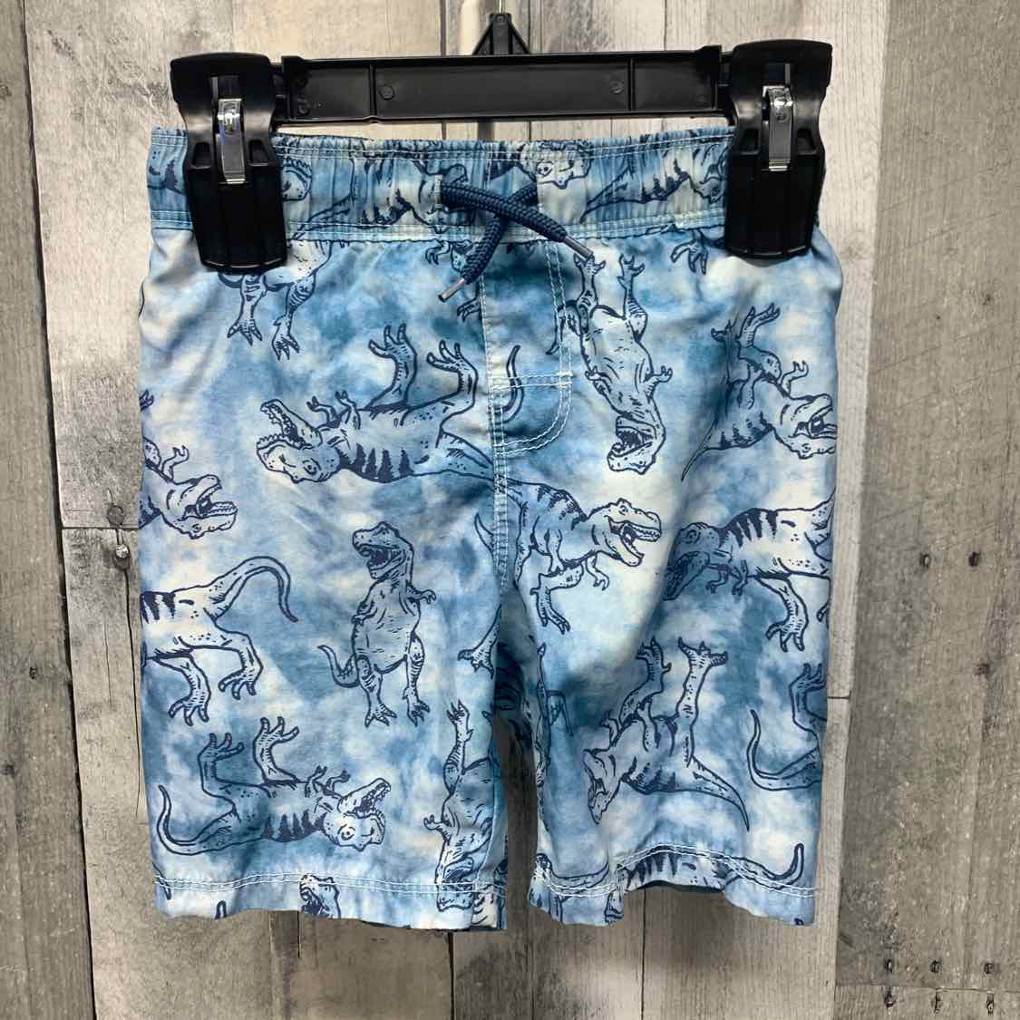 Size 4 Blue Print Old Navy Swim Trunks - OodlesCB