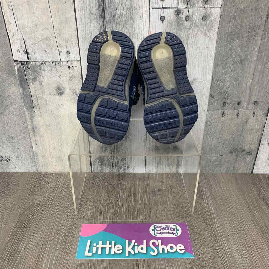 Size 5 Navy/Orange Carter's Sneakers - OodlesCB