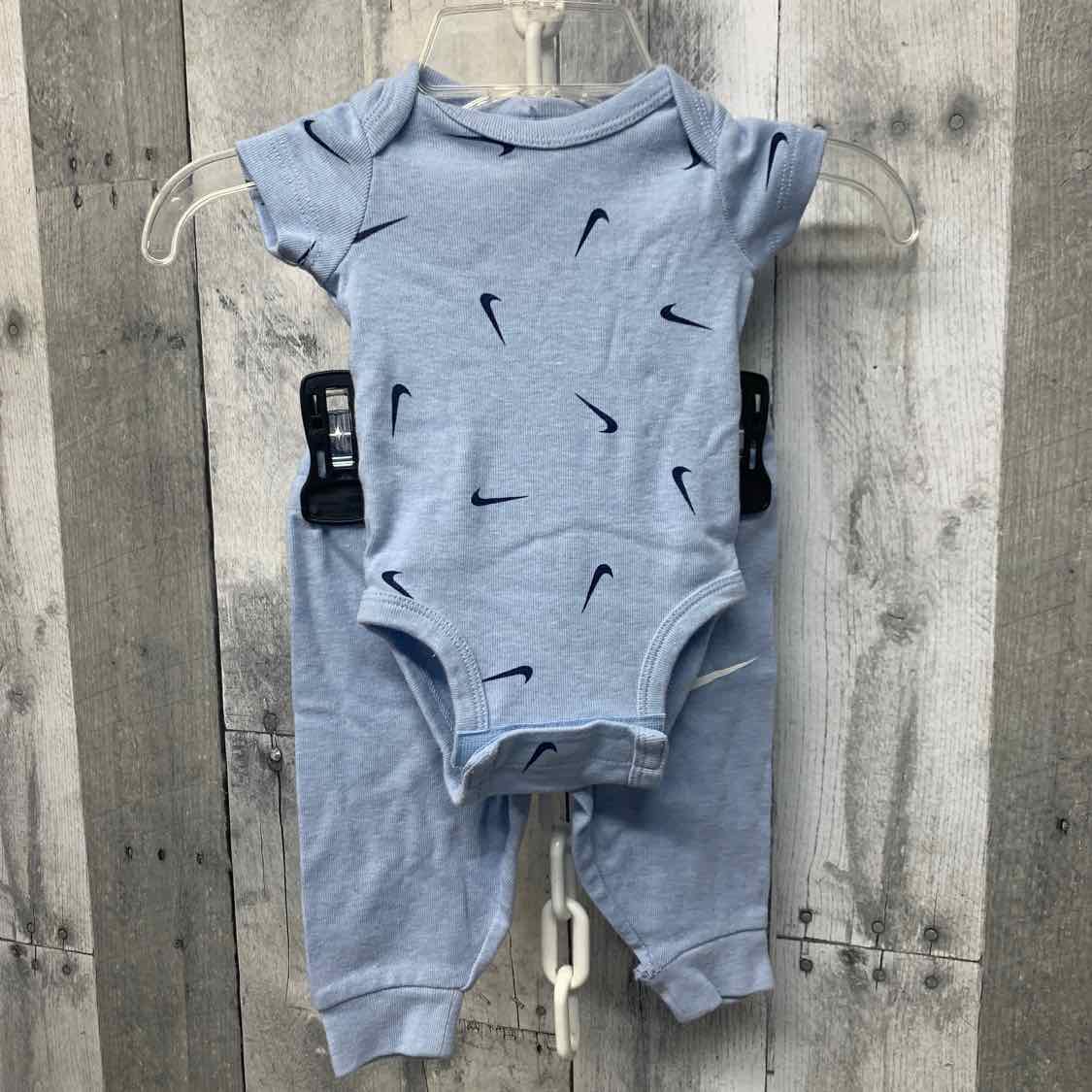 Size Newborn Blue Print Sport Brand Shirt/Pants