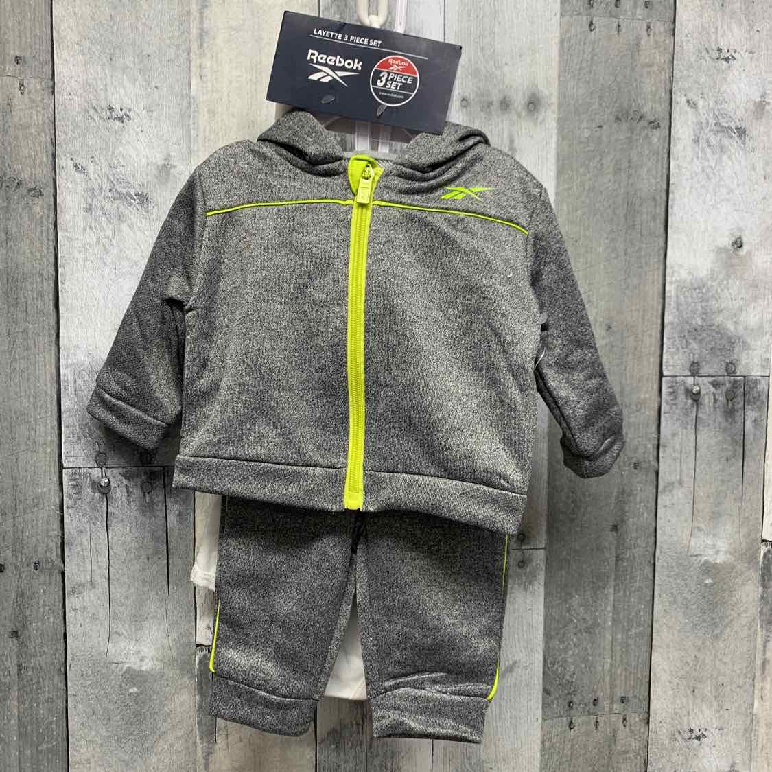 Size 0-6 Months Gray Reebok Jacket/Pants