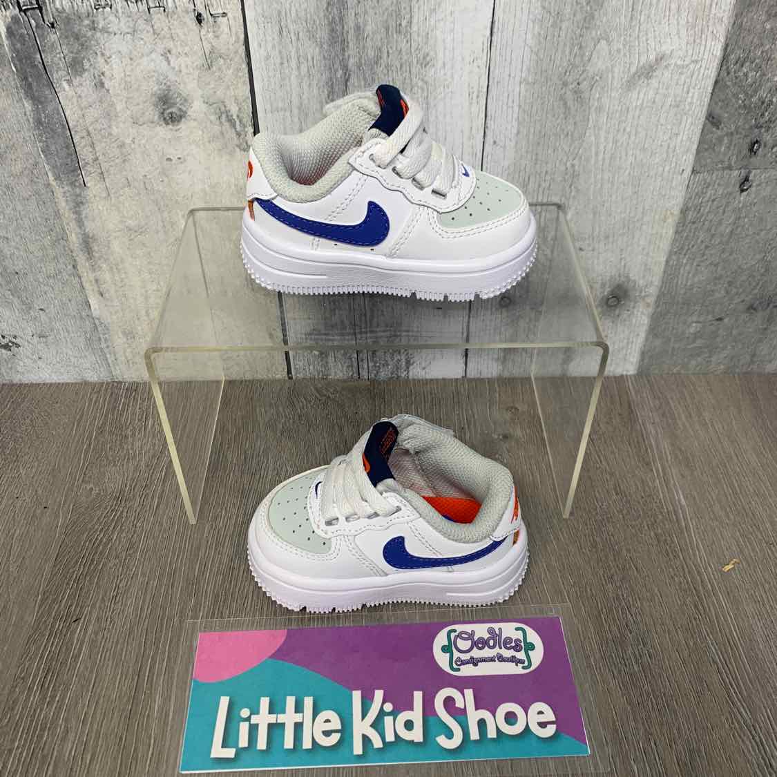 Size 2 White/Gray Sport Brand Sneakers