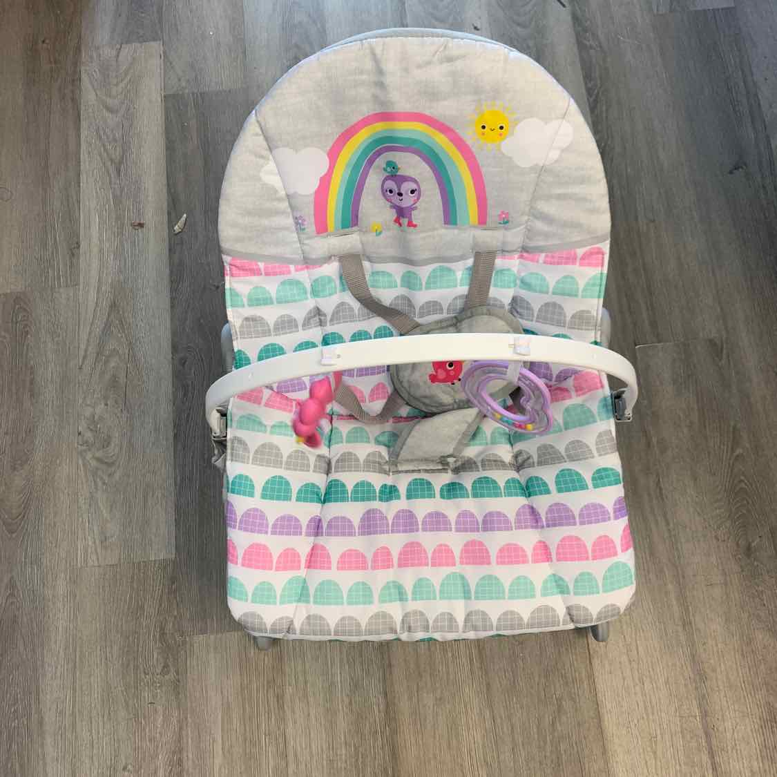 Bright Starts Gray/Purple Rocker