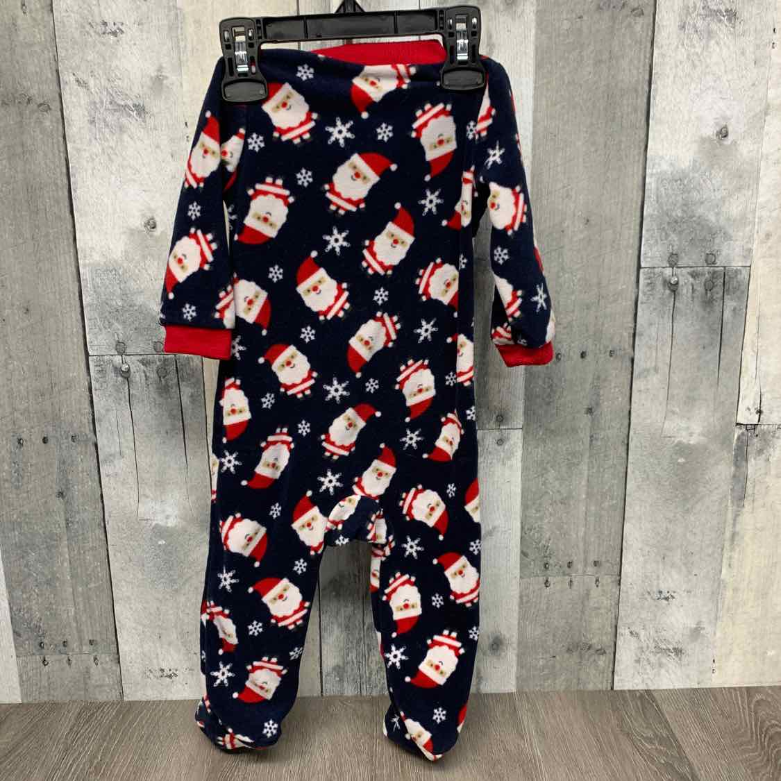 Size 6-9 Months Navy/Red Carter's Footy PJs
