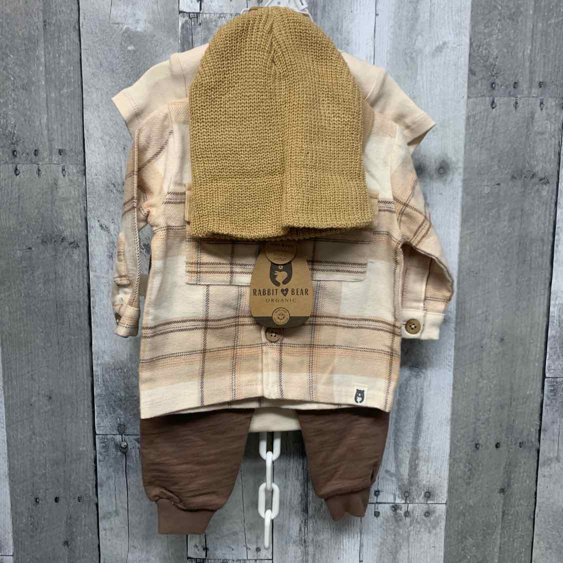 Size 3-6 Months Tan/Brown B Brand Jacket/Pants